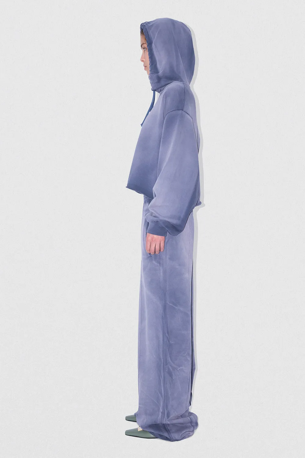 Mylo Pants Storm Blue Overdye Cotton