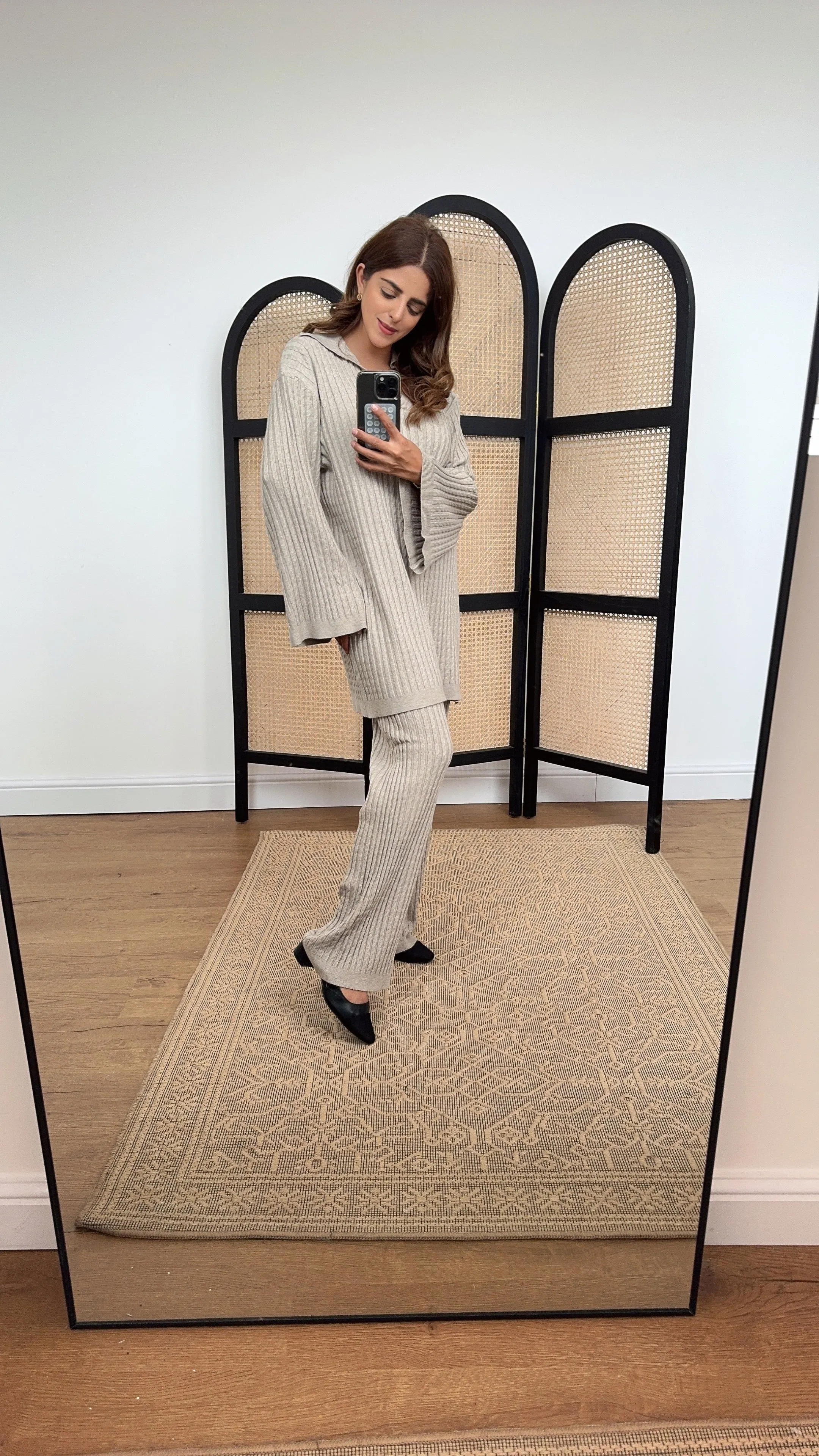 Novi knit coord in greige