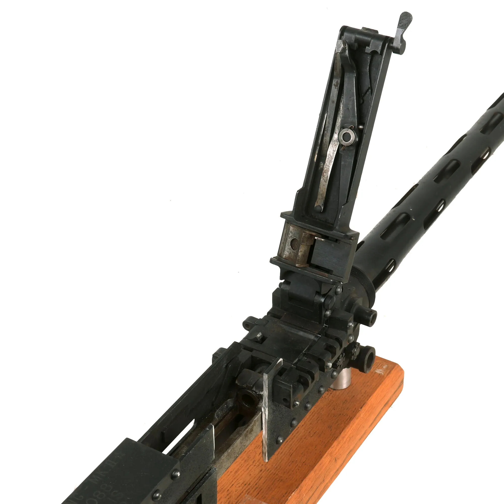 Original British WWII 1943 Dated R.A.F. Aircraft Browning .303 Mark II Display Machine Gun by John Inglis on Stand - Spitfire Supermarine, Hawker Hurricane & Avro Lancaster