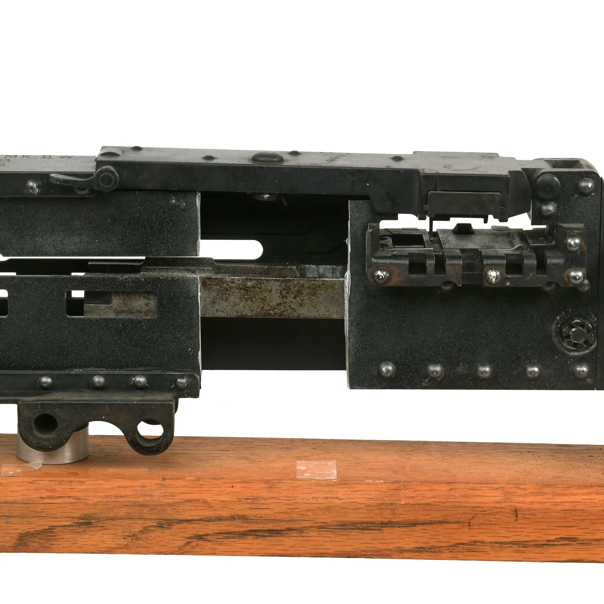 Original British WWII 1943 Dated R.A.F. Aircraft Browning .303 Mark II Display Machine Gun by John Inglis on Stand - Spitfire Supermarine, Hawker Hurricane & Avro Lancaster