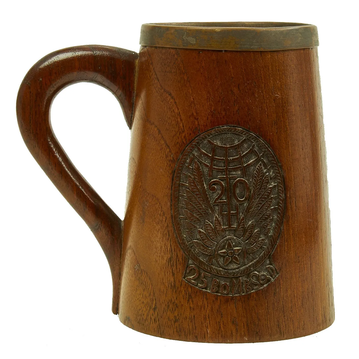 Original U.S. WWII 20th Air Force Insignia, Mug and Album Grouping