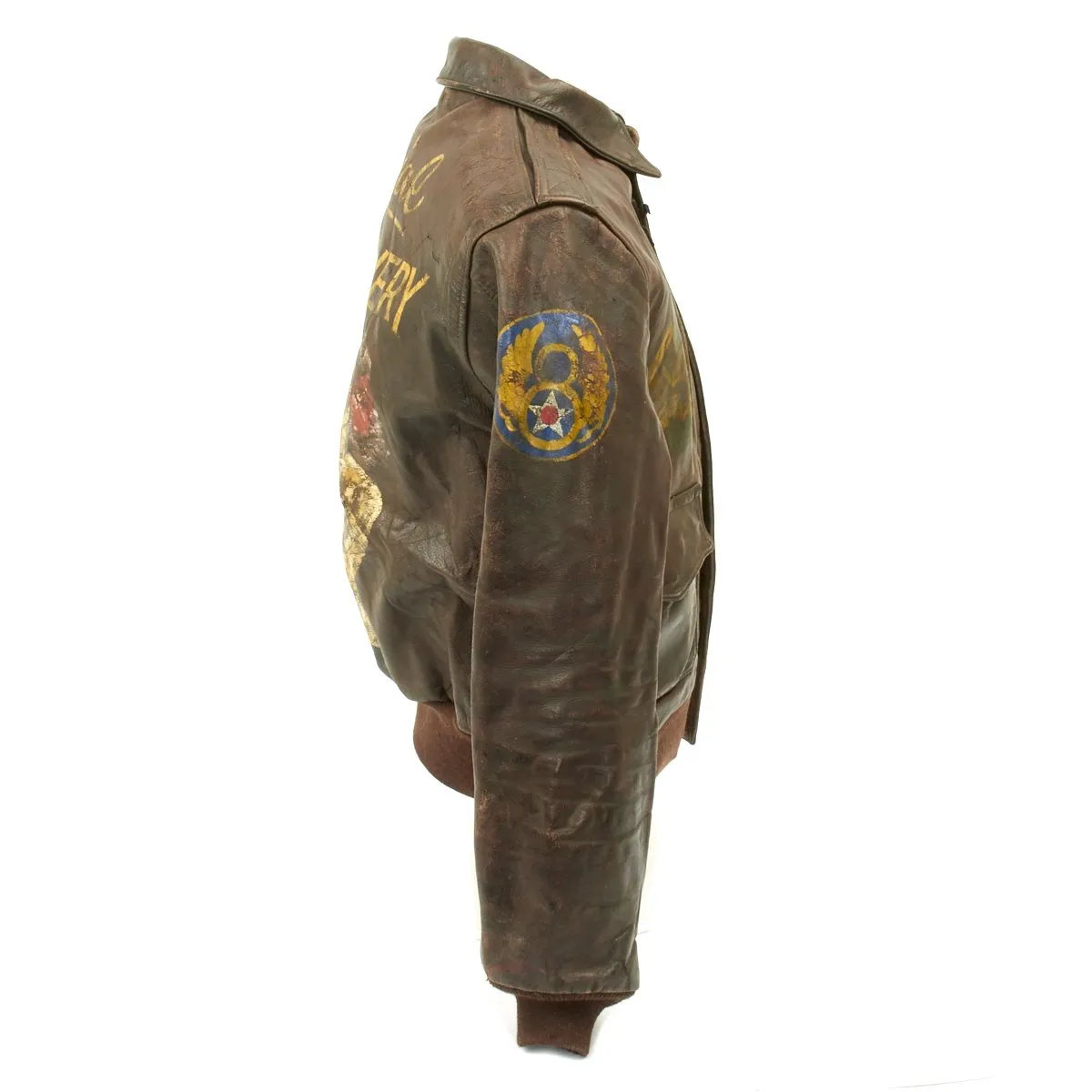 Original U.S. WWII B-17 Bomber Special Delivery A-2 Flight Jacket - 527th Bomb Squadron