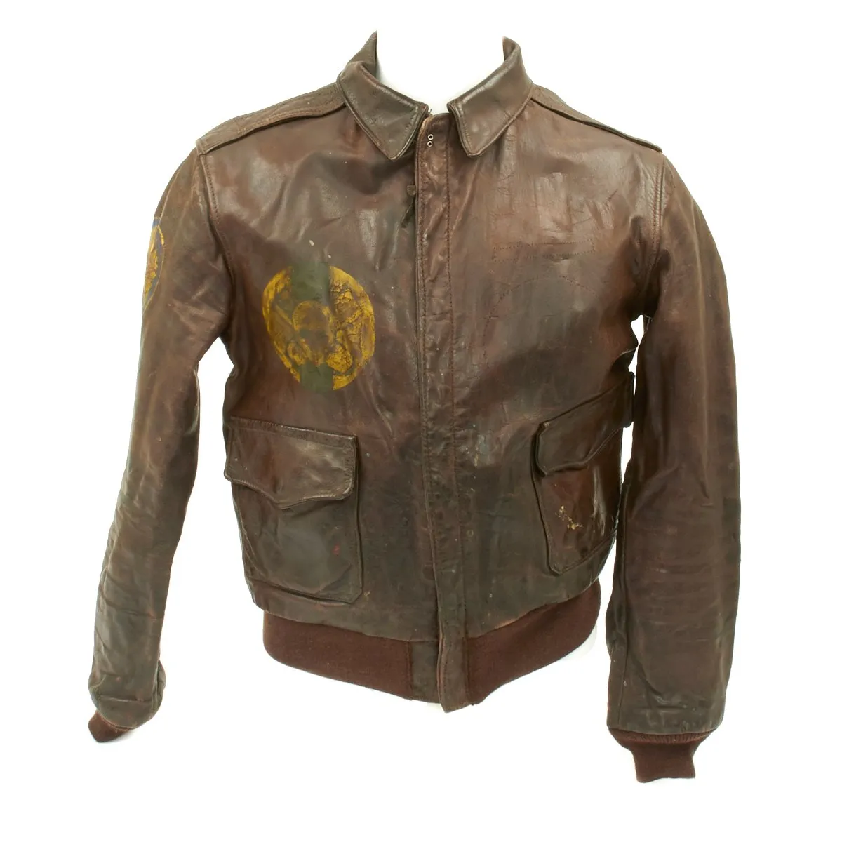 Original U.S. WWII B-17 Bomber Special Delivery A-2 Flight Jacket - 527th Bomb Squadron