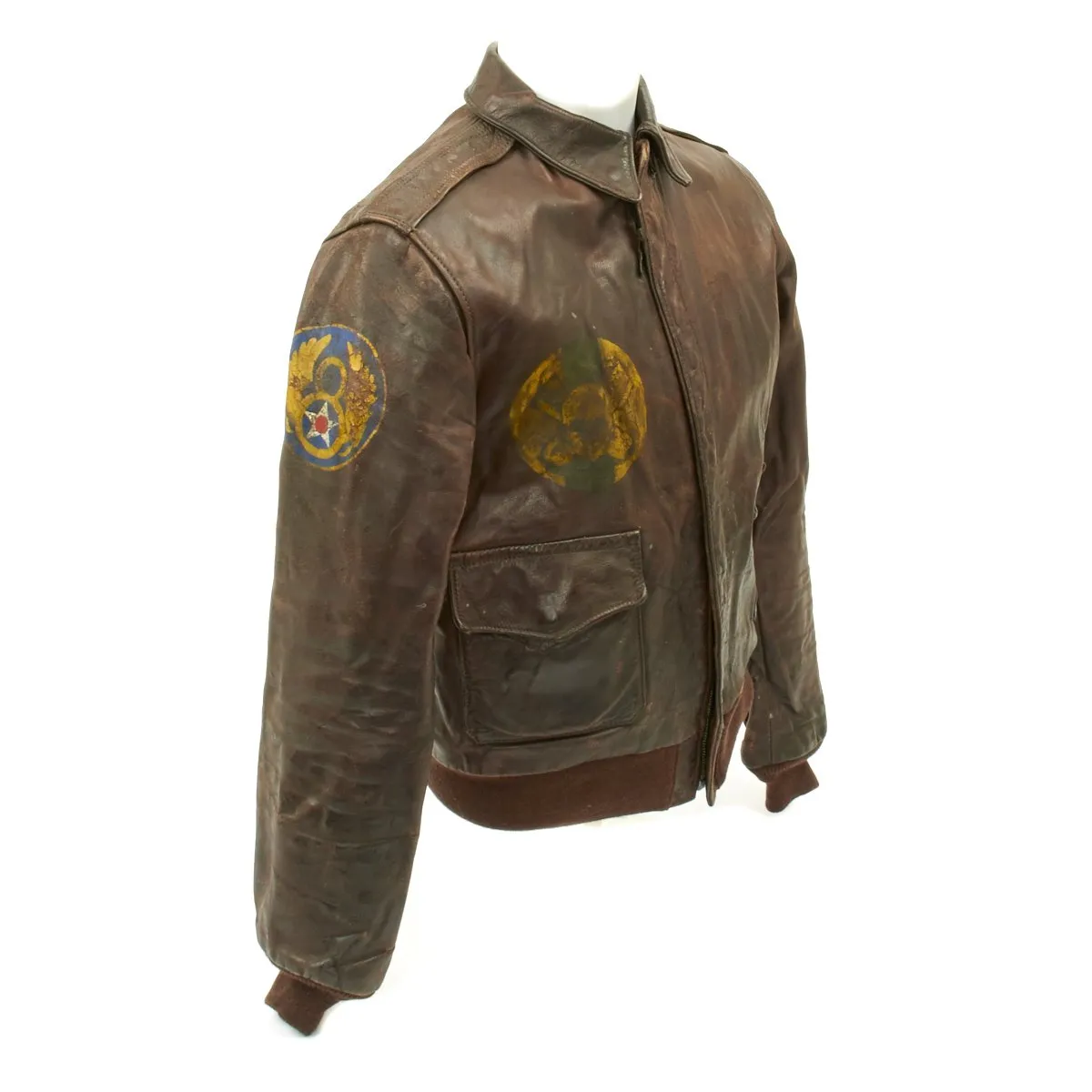Original U.S. WWII B-17 Bomber Special Delivery A-2 Flight Jacket - 527th Bomb Squadron