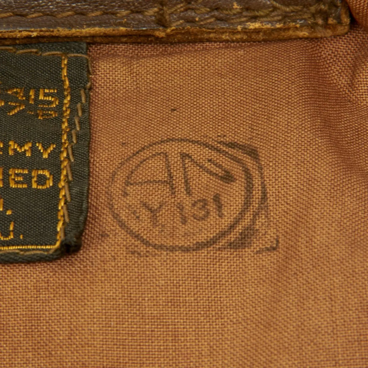 Original U.S. WWII B-24 Liberator 11th BG Lucky Dog Named A-2 Flight Jacket
