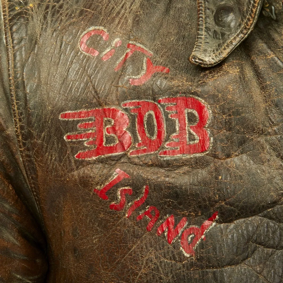 Original U.S. WWII Barking Devils 549th Bomb Squadron A-2 Flight Jacket
