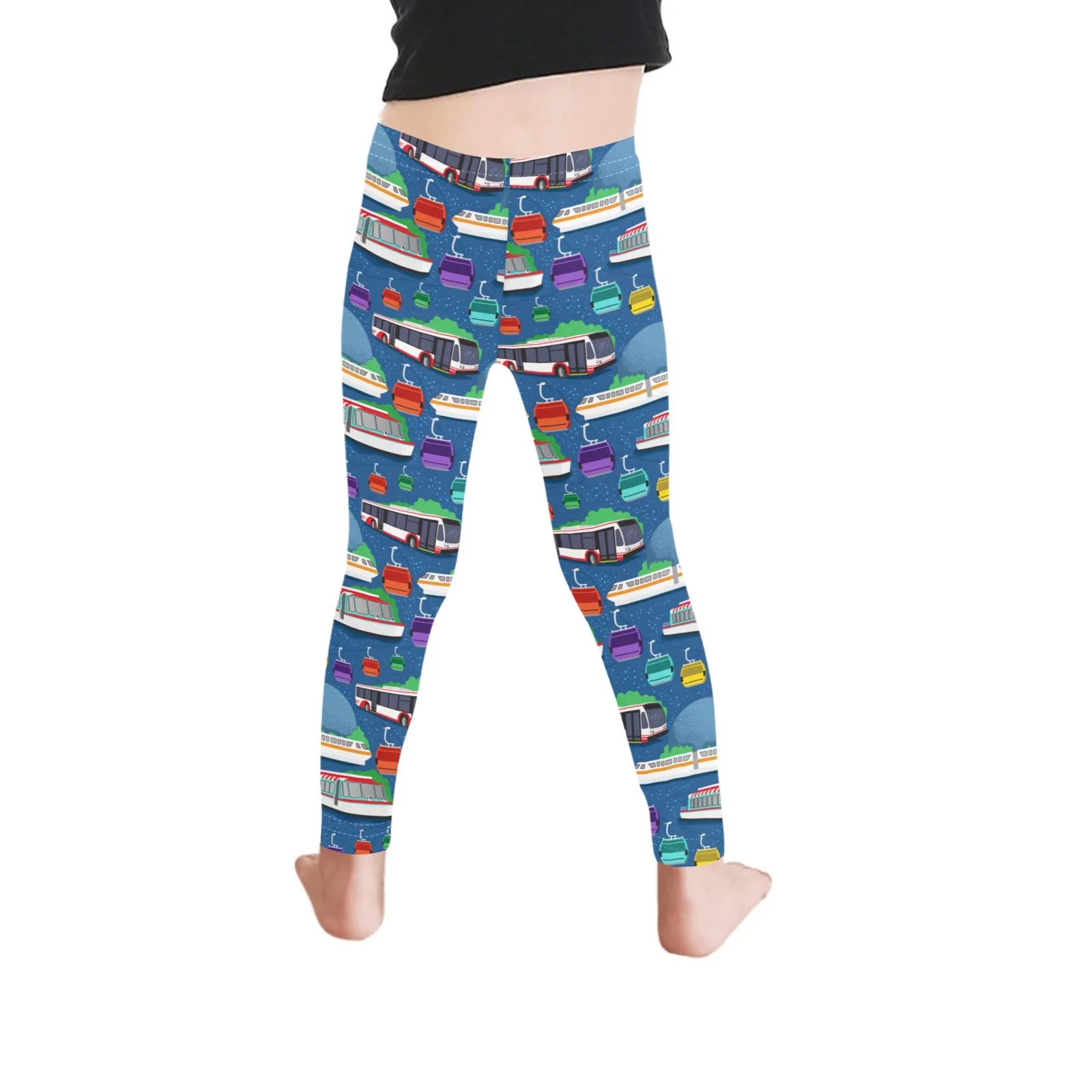 Park Transportation Kid's Leggings