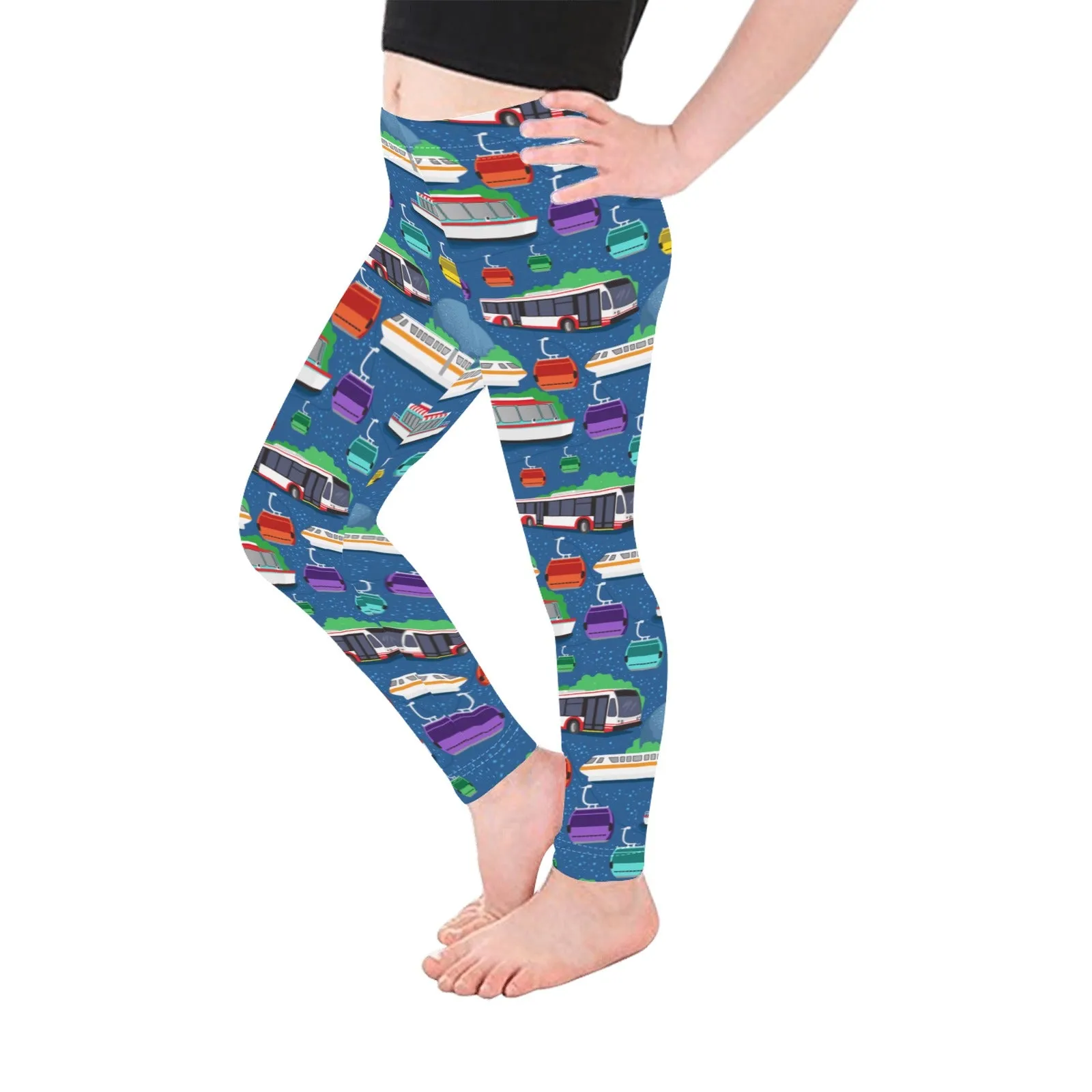 Park Transportation Kid's Leggings