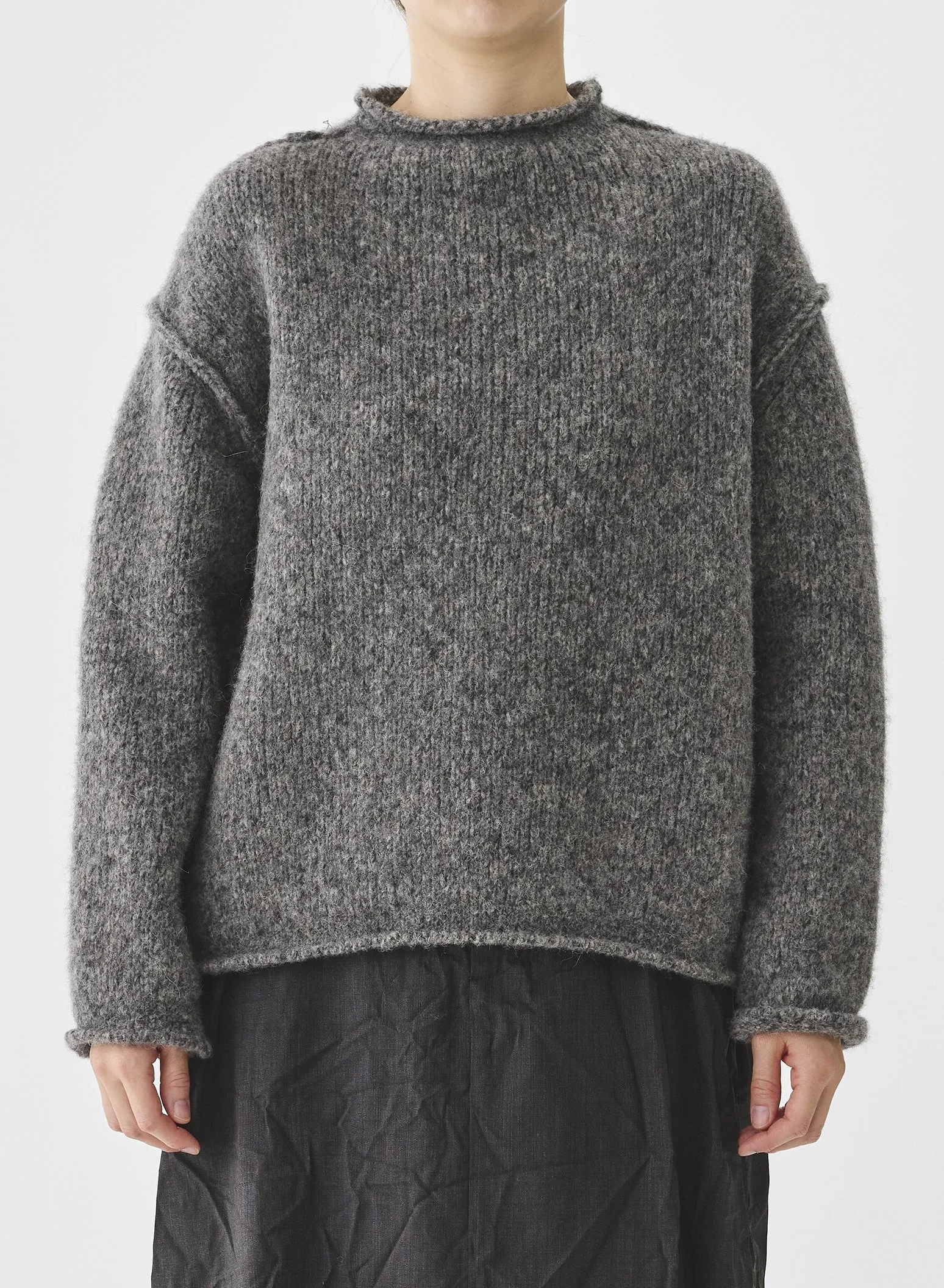 Pas De Calais - Baby Alpaca Knit Pullover