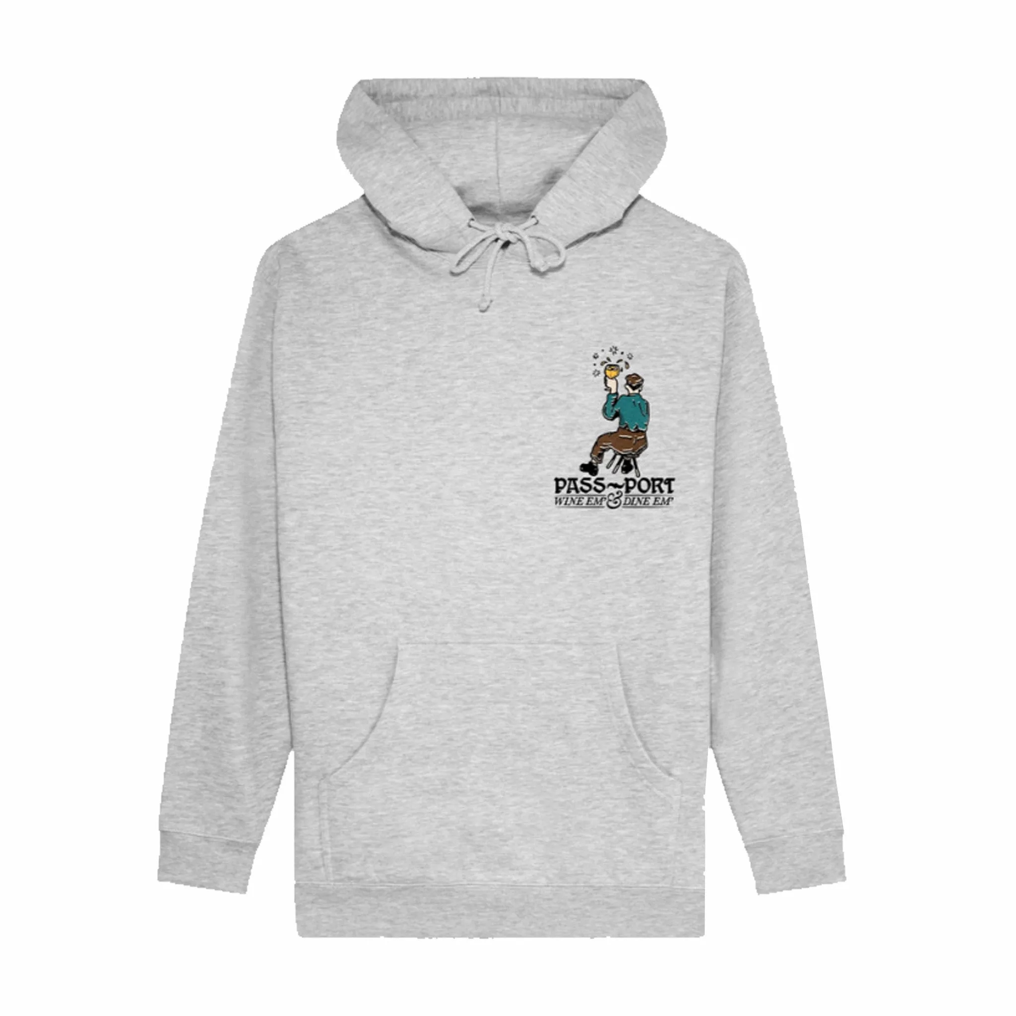 Pass~Port Wine Em' Hoodie (Ash)