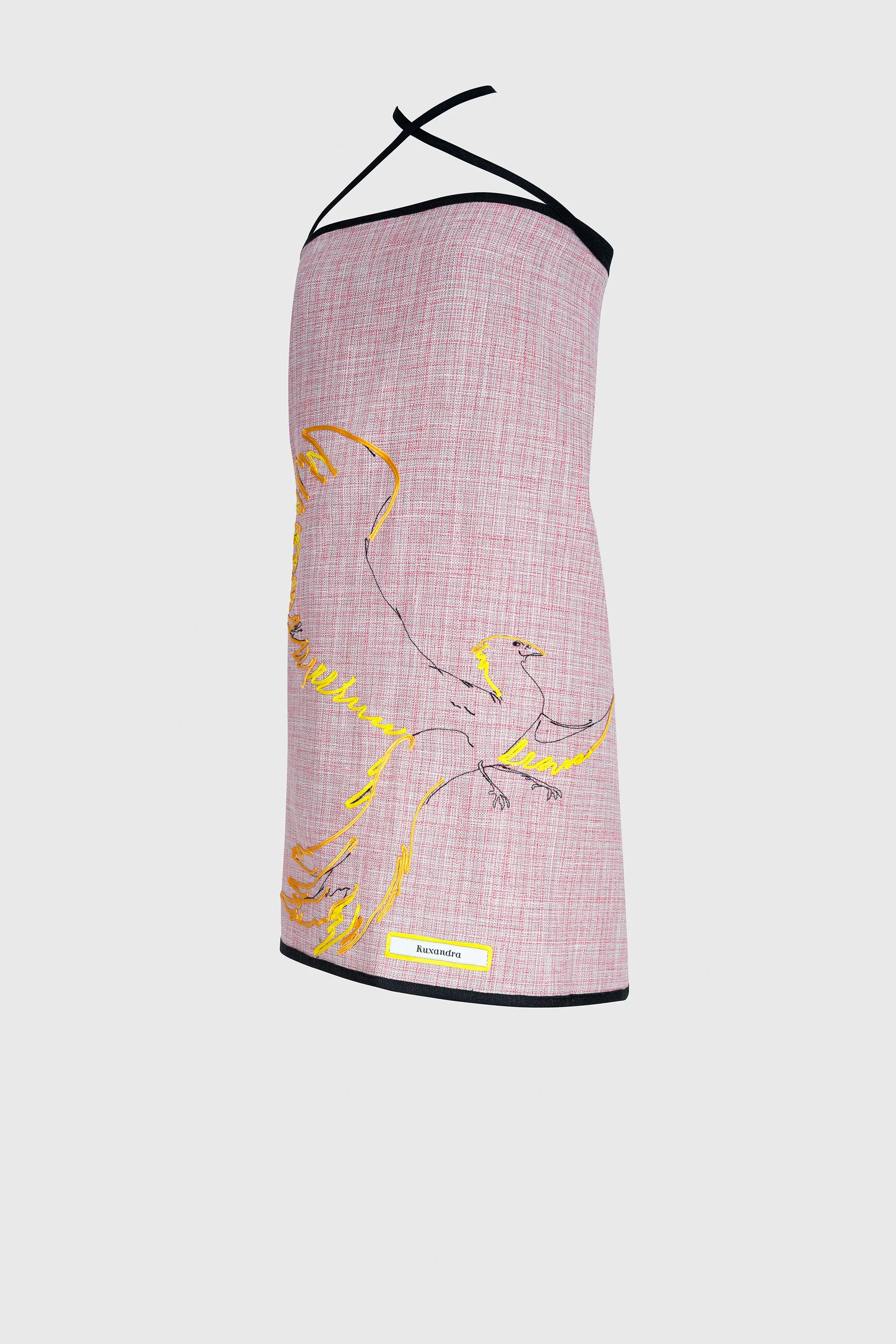 Pink Phoenix Dress / Skirt / Coat / Scarf