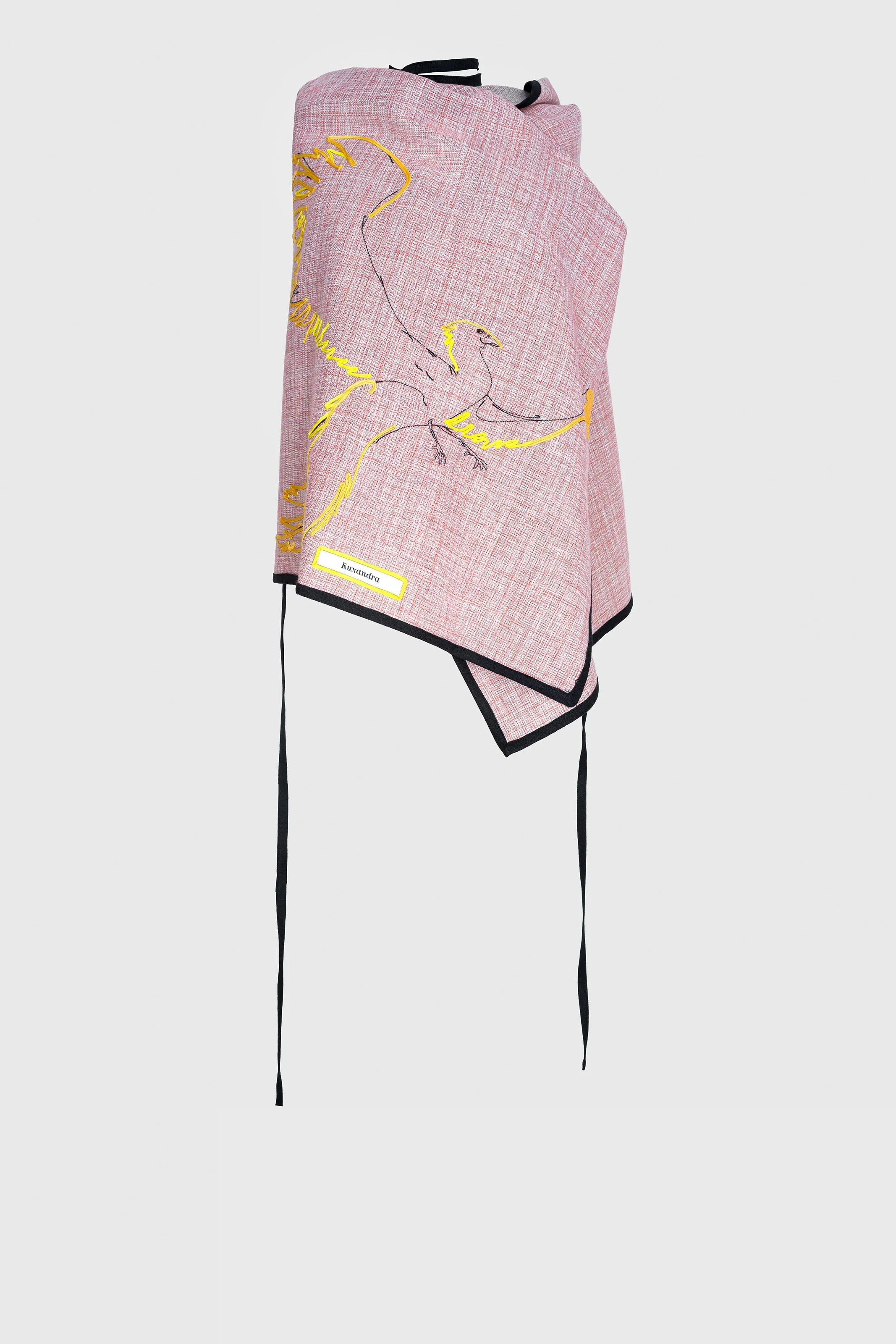 Pink Phoenix Dress / Skirt / Coat / Scarf