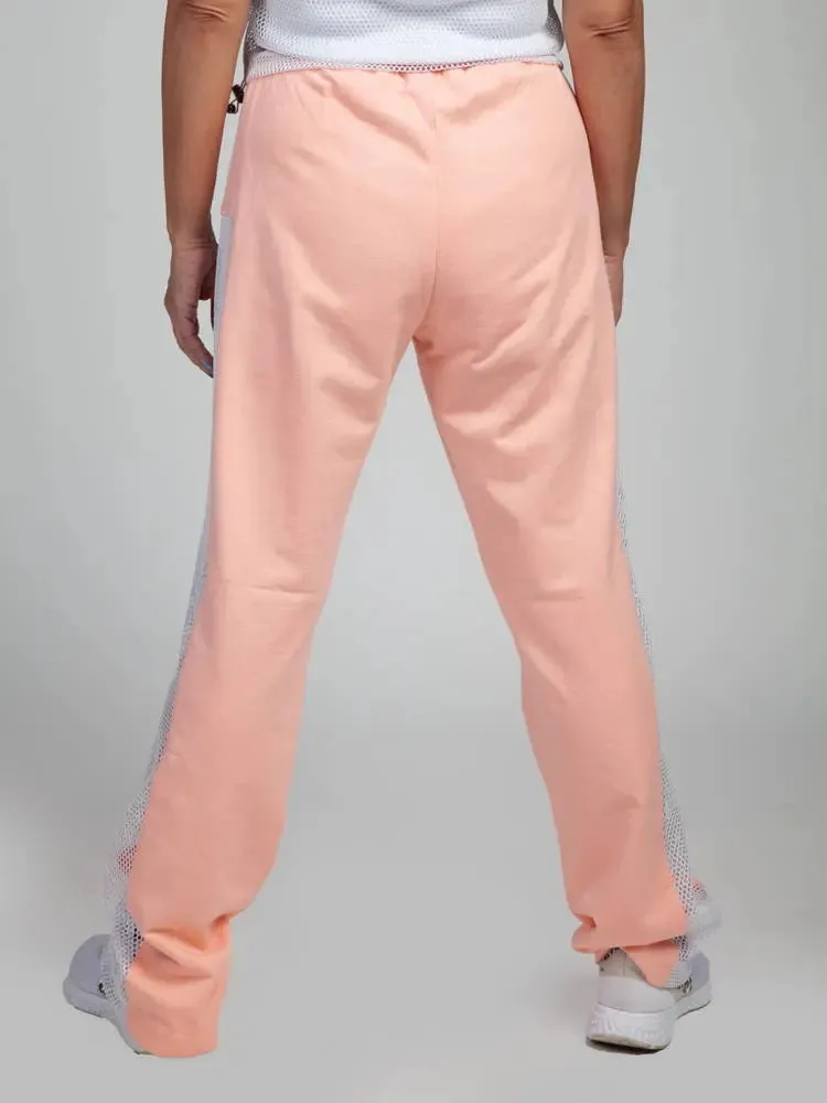 Pink Side Mesh Trousers