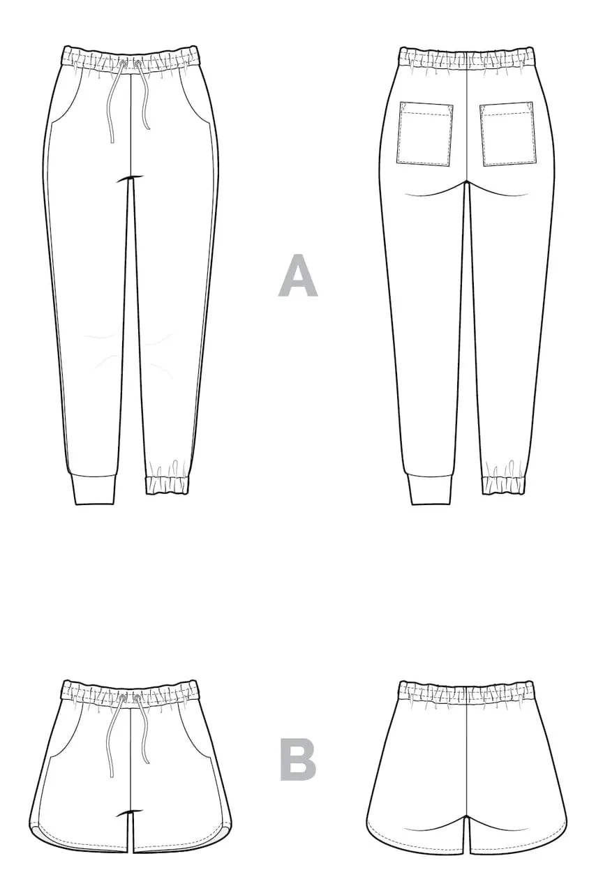 Plateau Joggers - Closet Core Patterns - Sizes 0-20