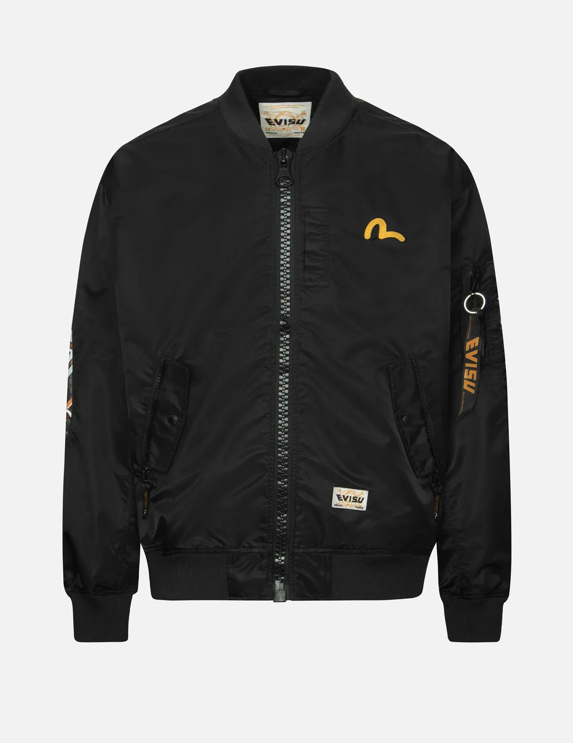 "Virtual Vacation" Daicock Print Loose Fit Bomber Jacket