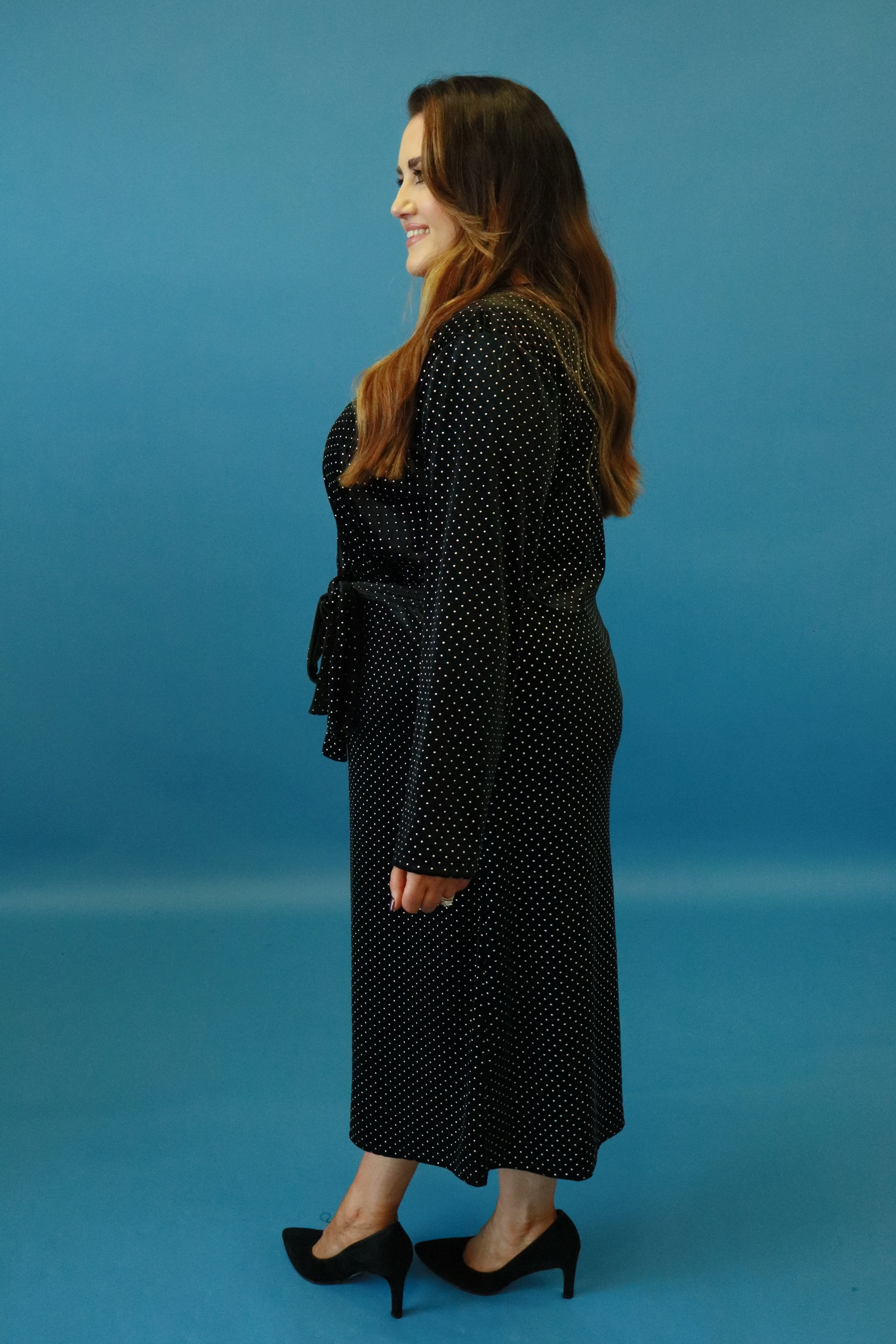 Rayne Studded Dress in Black