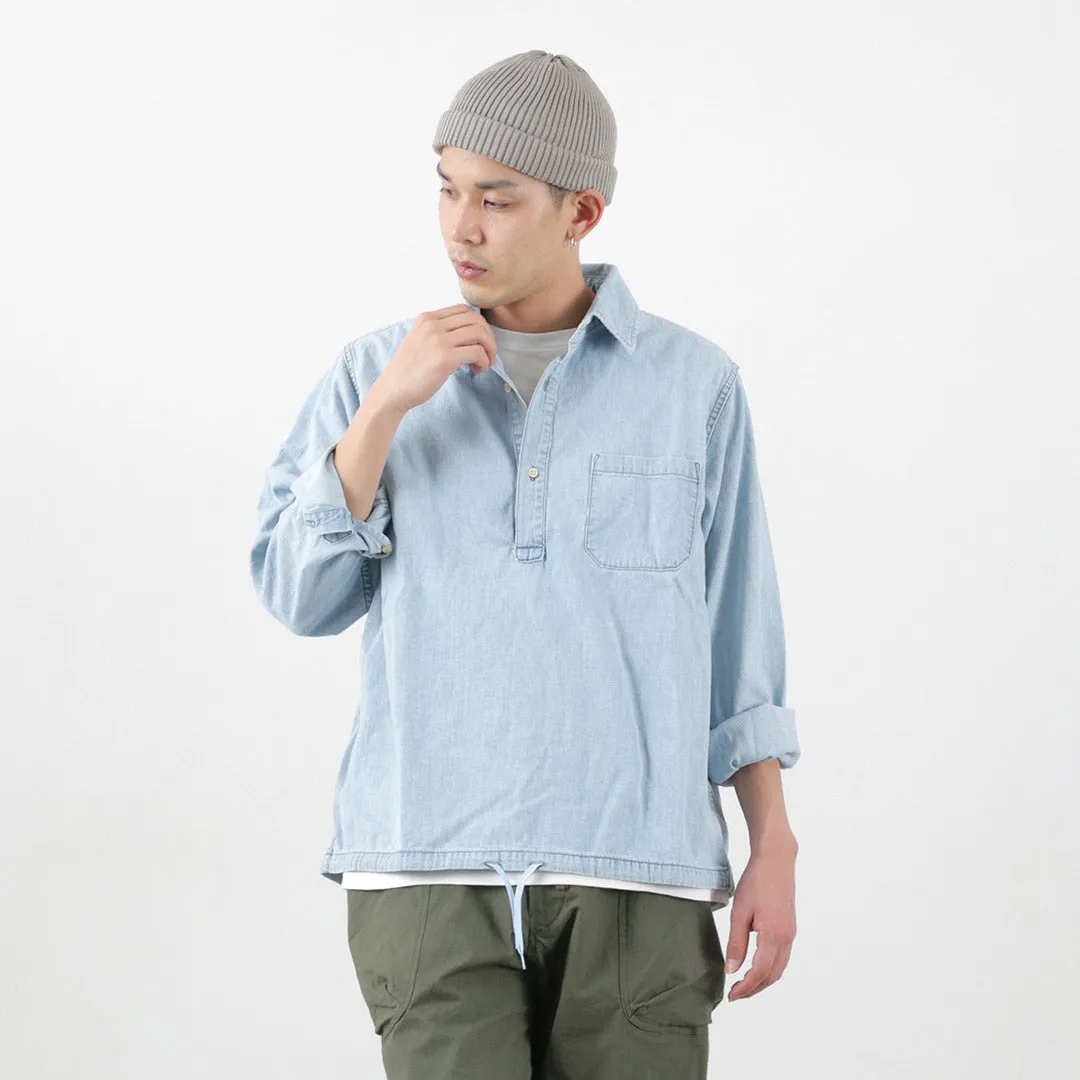 REMI RELIEF / Denim Pullover Shirt