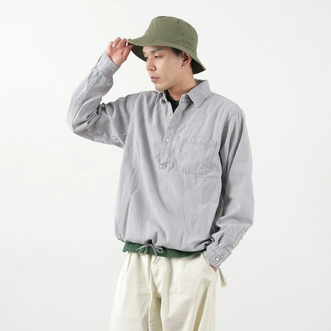 REMI RELIEF / Denim Pullover Shirt