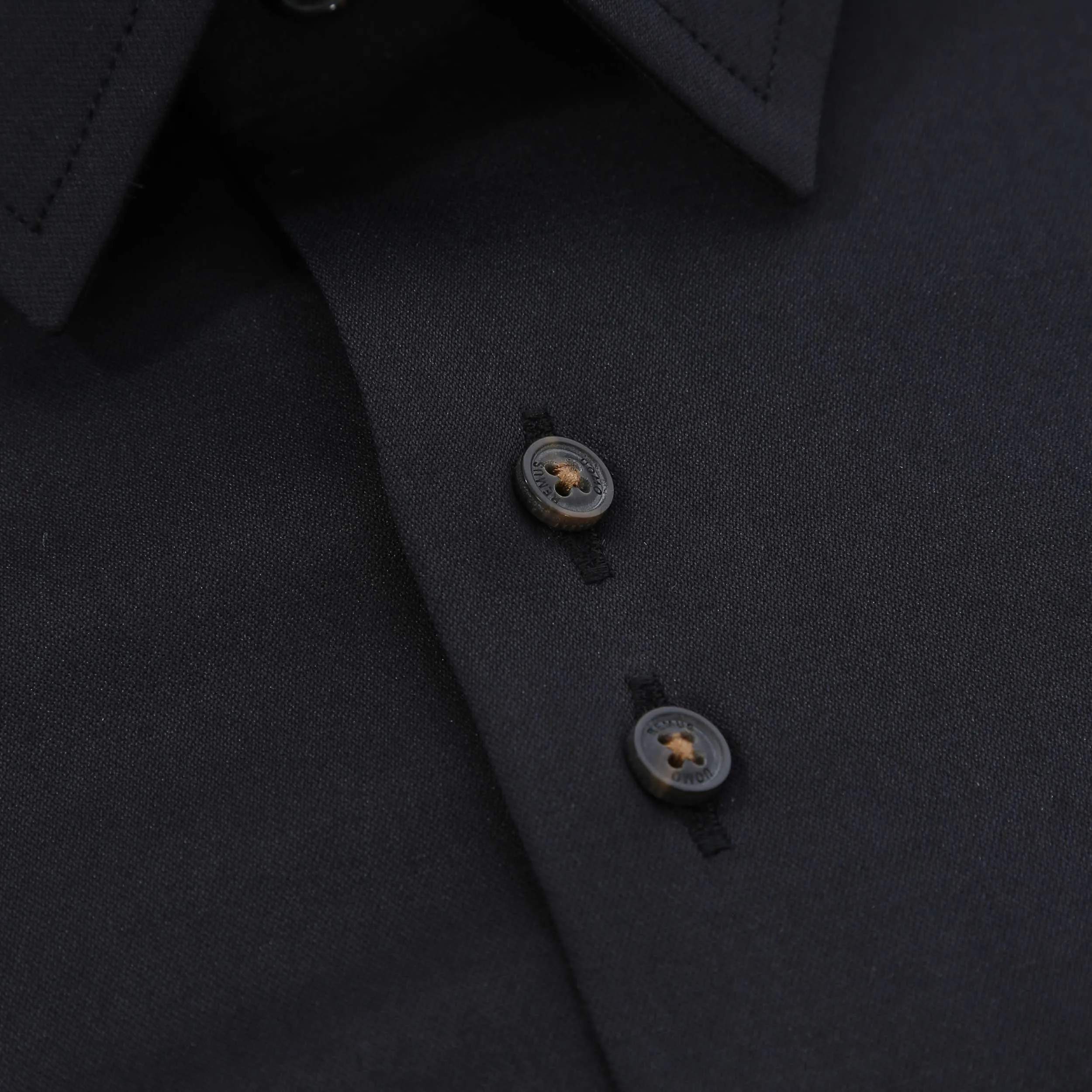 Remus Uomo 2 Way Stretch SS Shirt in Black