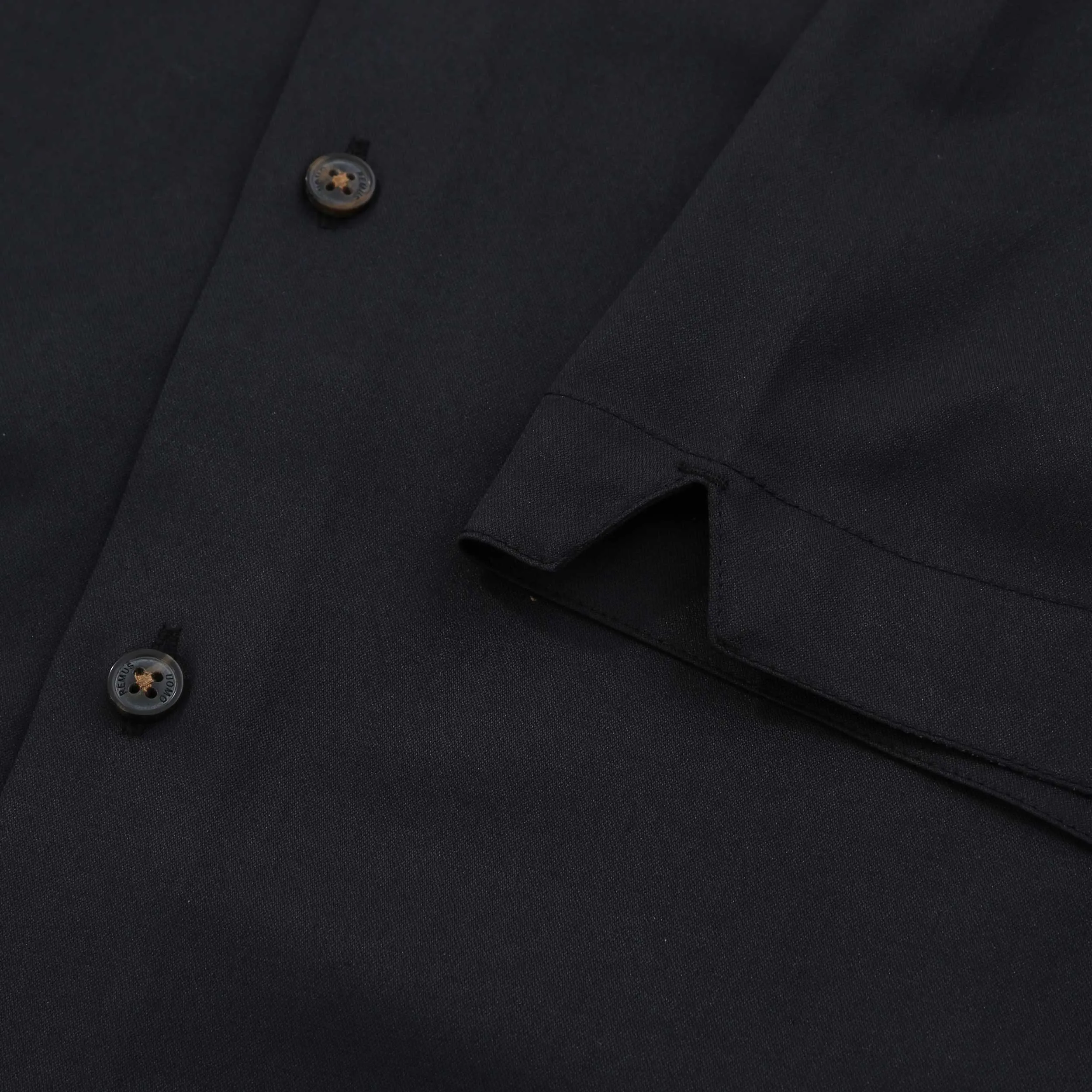 Remus Uomo 2 Way Stretch SS Shirt in Black
