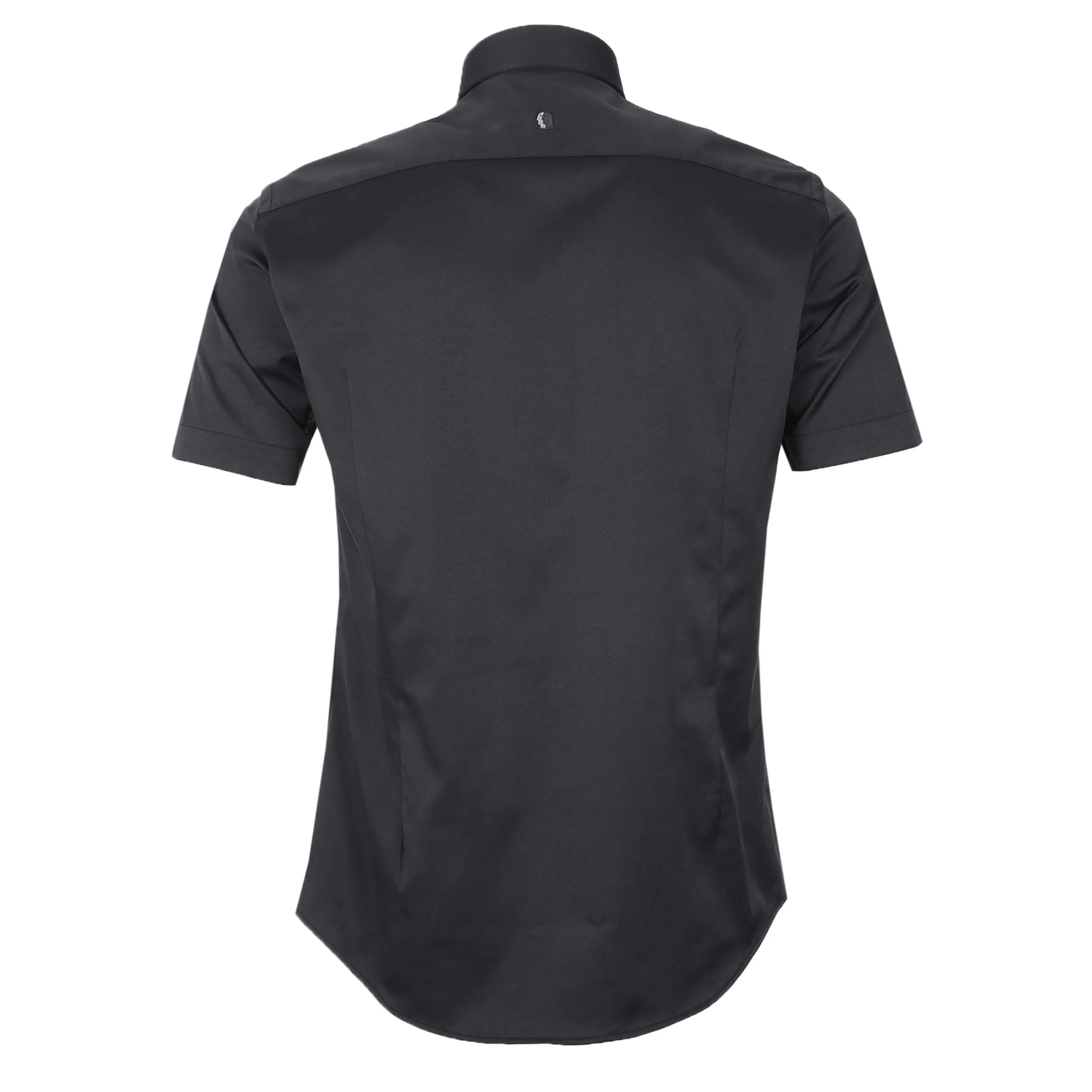 Remus Uomo 2 Way Stretch SS Shirt in Black