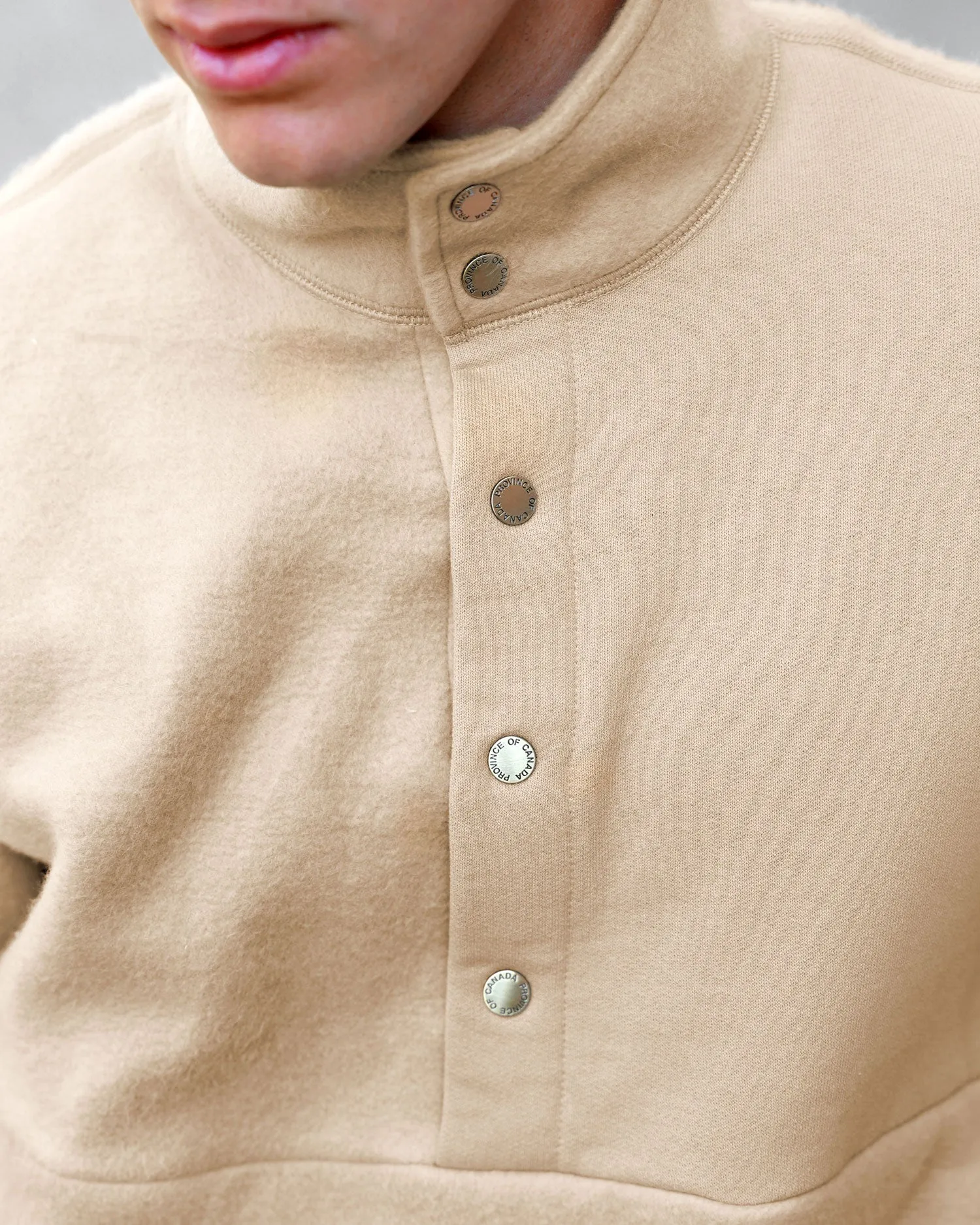 Reverse Fleece Pullover Dune - Unisex