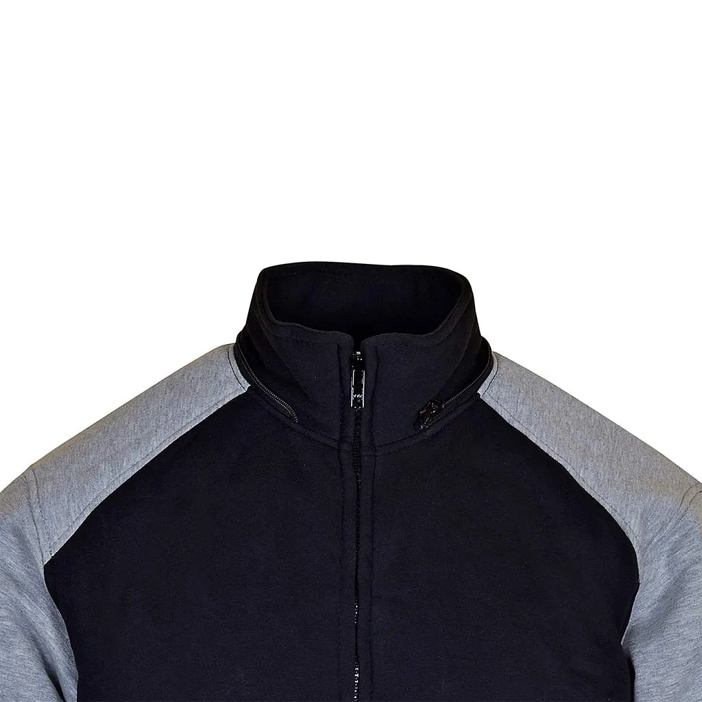 RIDERACT® Street Riding Motorbike Hoodie Black Grey Reinforced with Aramid Fiber