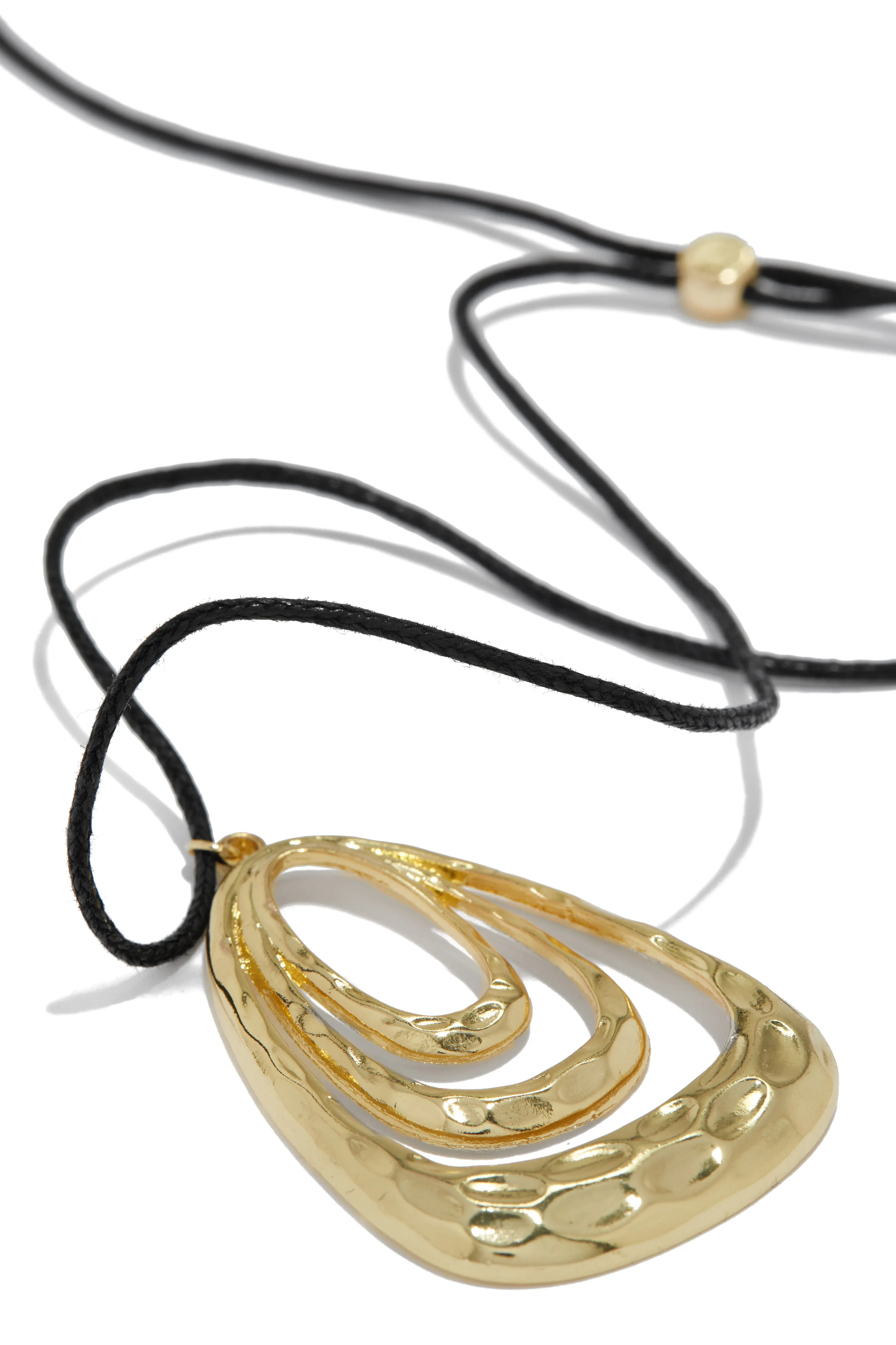 Ruby Adjustable Necklace - Black