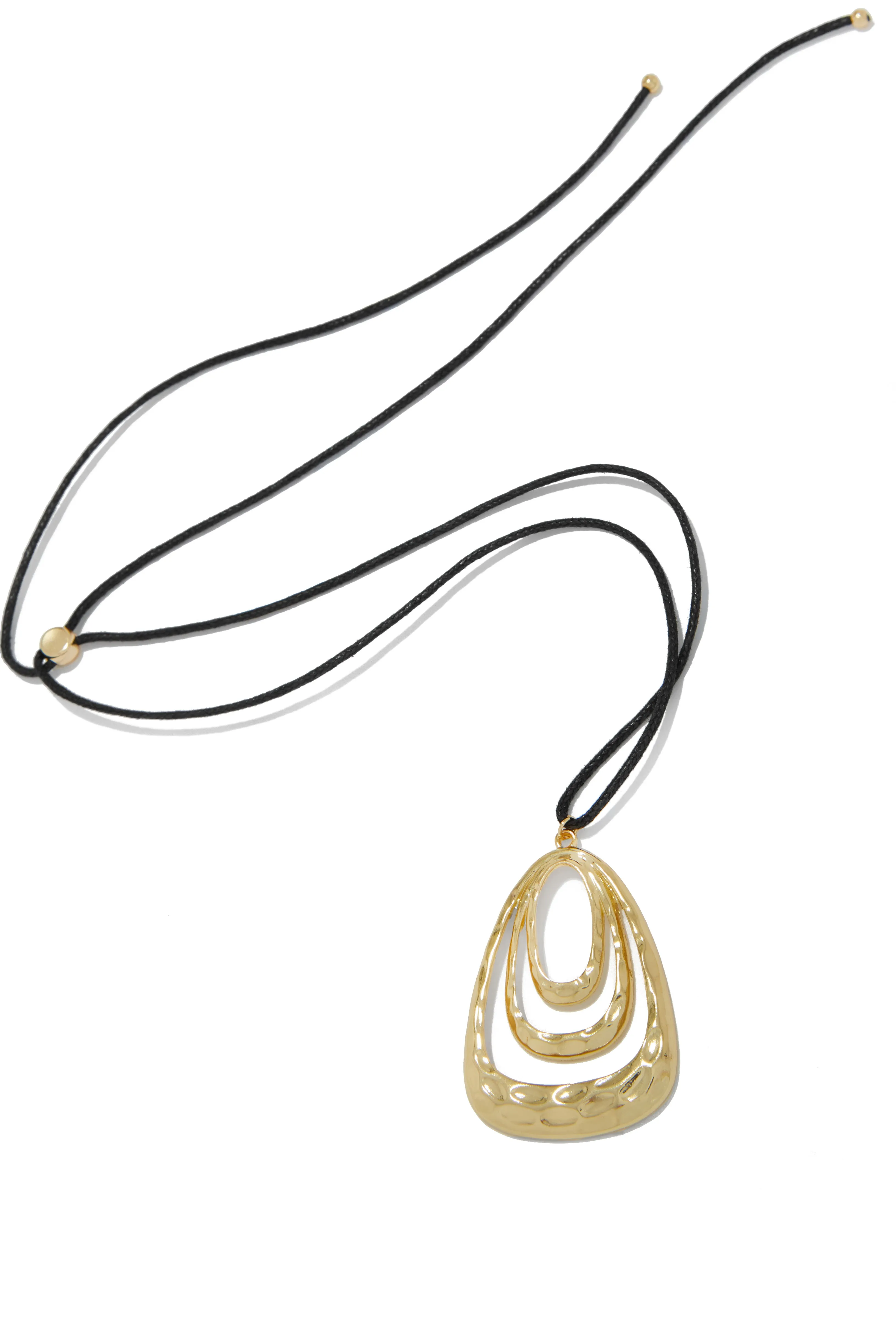 Ruby Adjustable Necklace - Black
