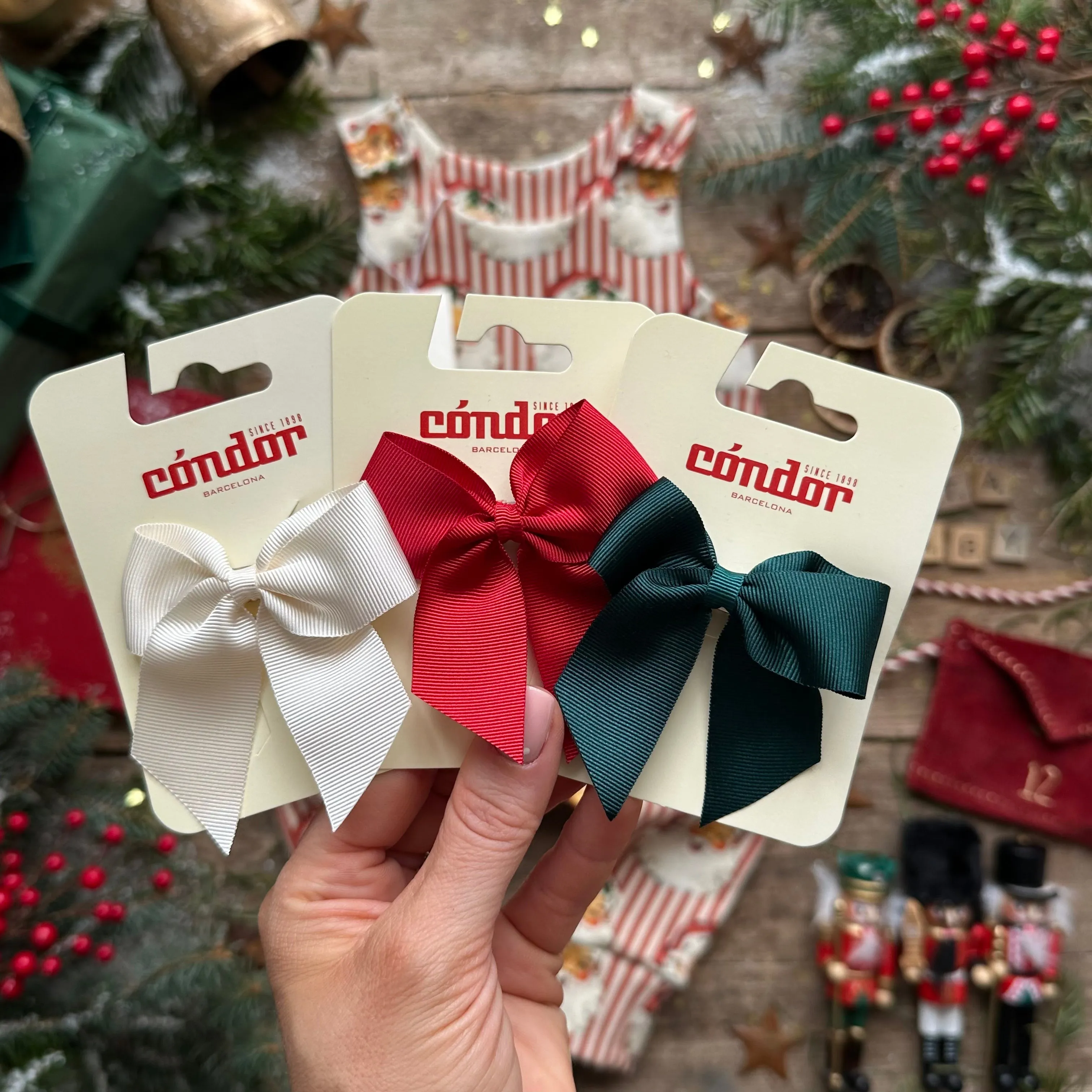Santa Stripe | Style With Bee | Bows