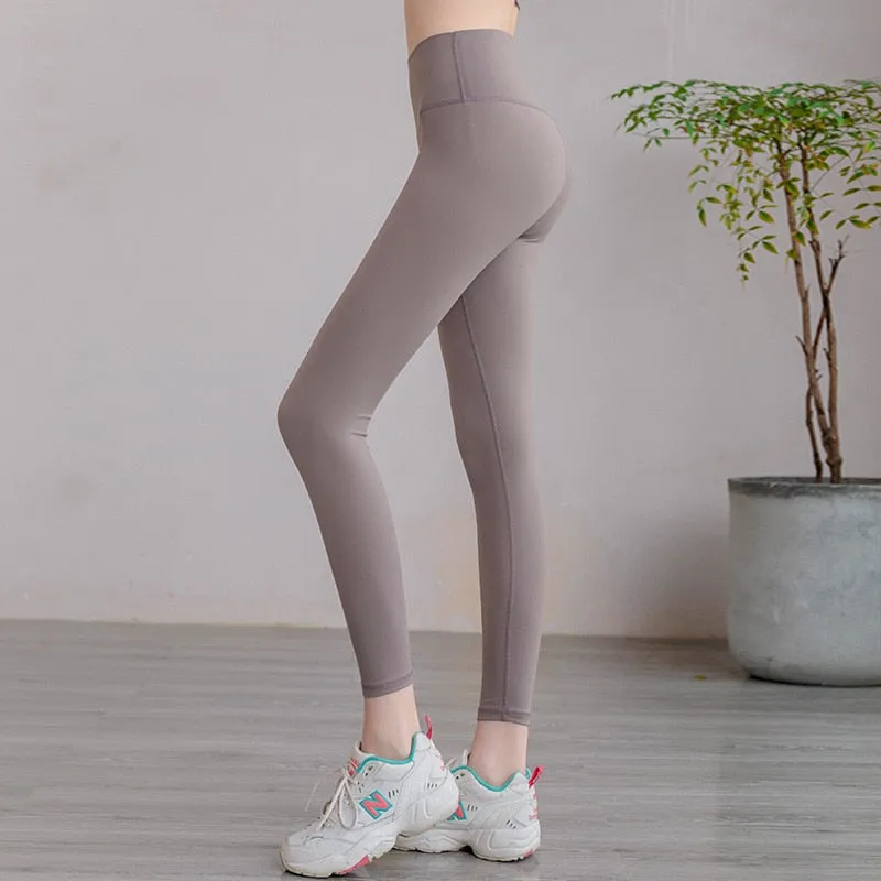 Seamless Women Yoga Pant Push Up High Waist Hip Lift Elastic Tights trousers Fitness Scrunch Butt Gym Jogger Legging Sportswear