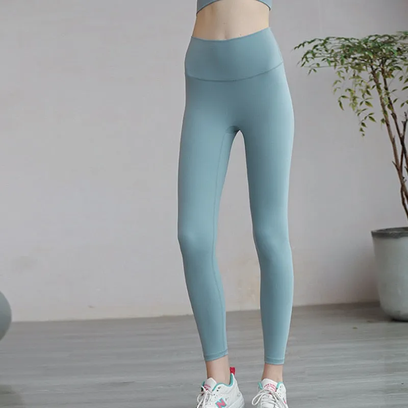Seamless Women Yoga Pant Push Up High Waist Hip Lift Elastic Tights trousers Fitness Scrunch Butt Gym Jogger Legging Sportswear