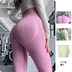 Seamless Yoga Pants High Waist Hip Lift Fitness Female Tights Leggings Running trousers Comfortable and Formfitting