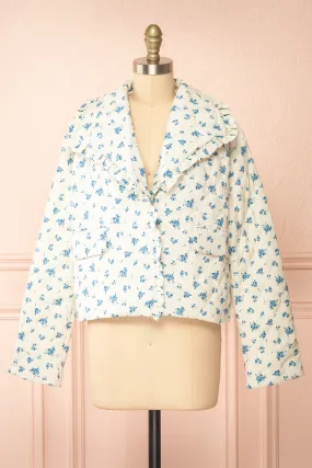 Shivani | Quilted Floral Jacket