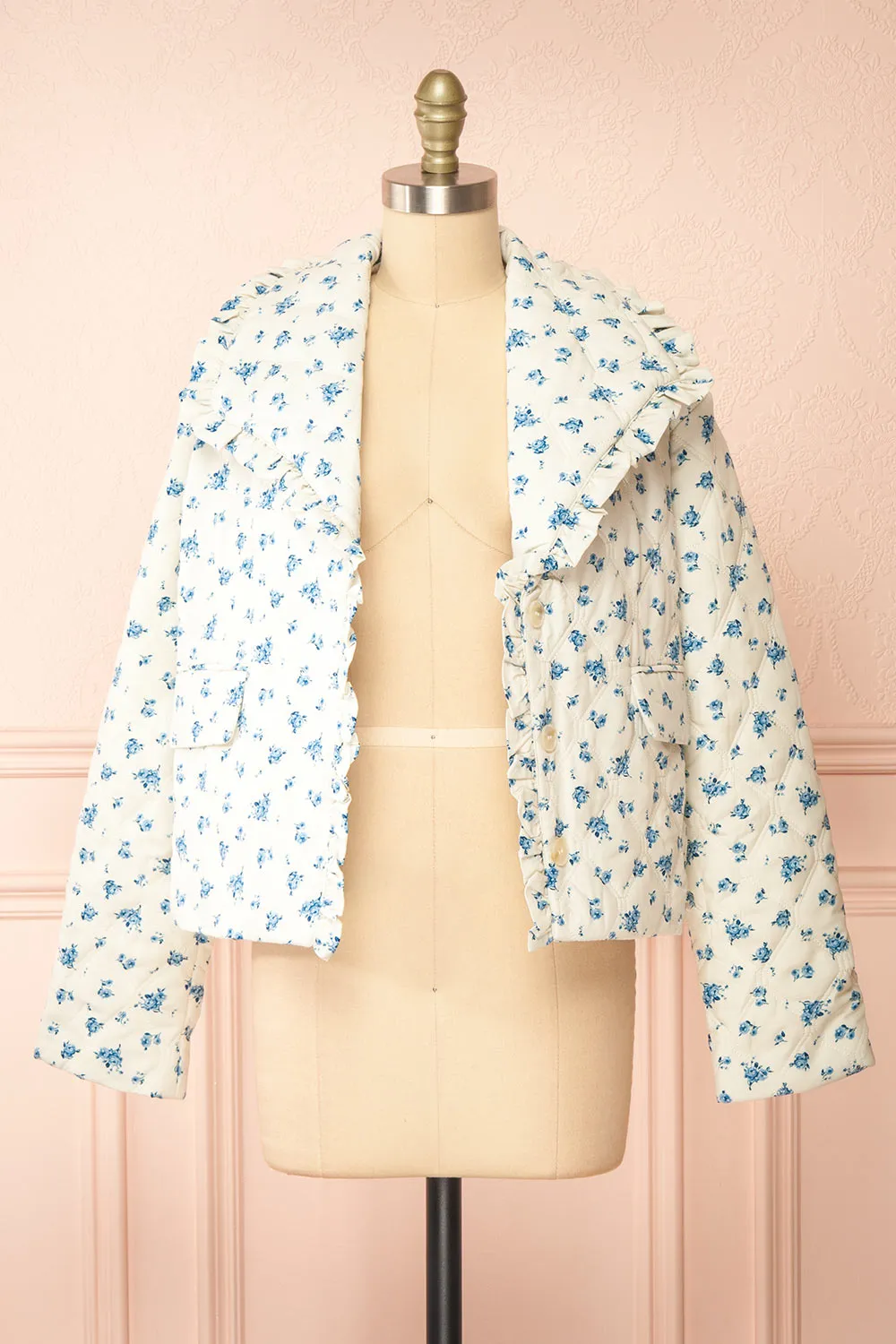Shivani | Quilted Floral Jacket