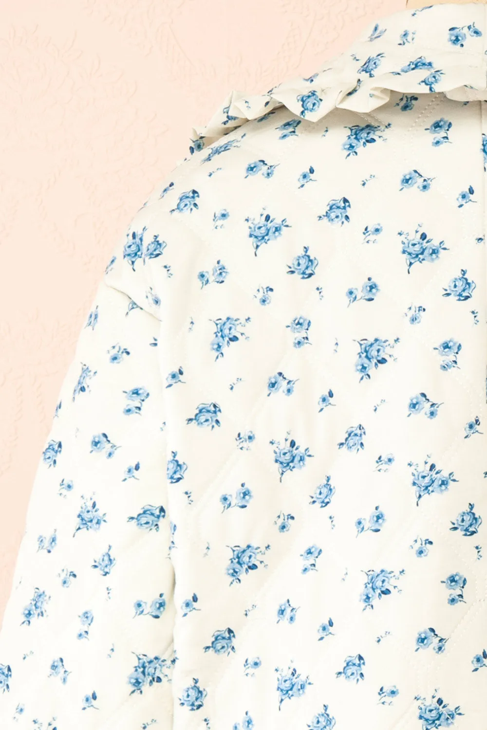 Shivani | Quilted Floral Jacket