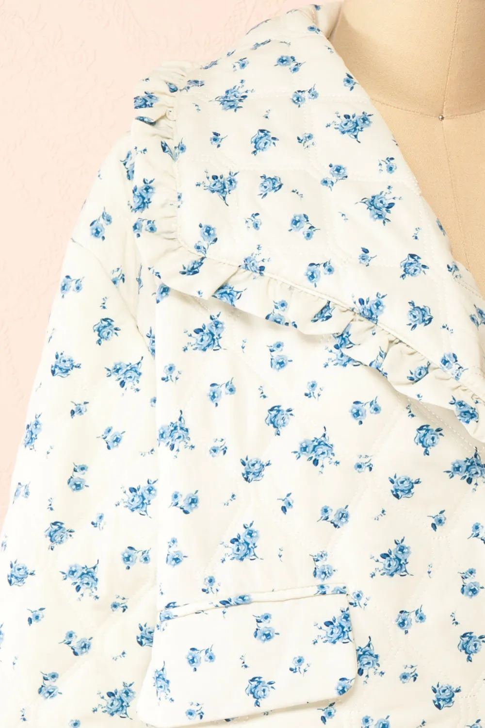 Shivani | Quilted Floral Jacket