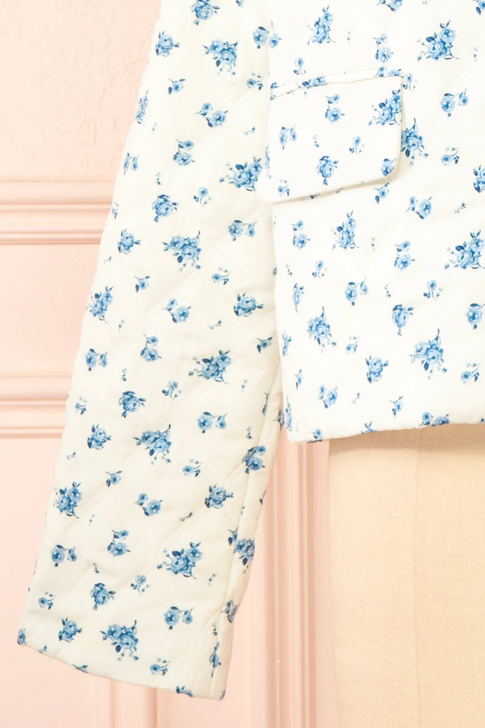 Shivani | Quilted Floral Jacket
