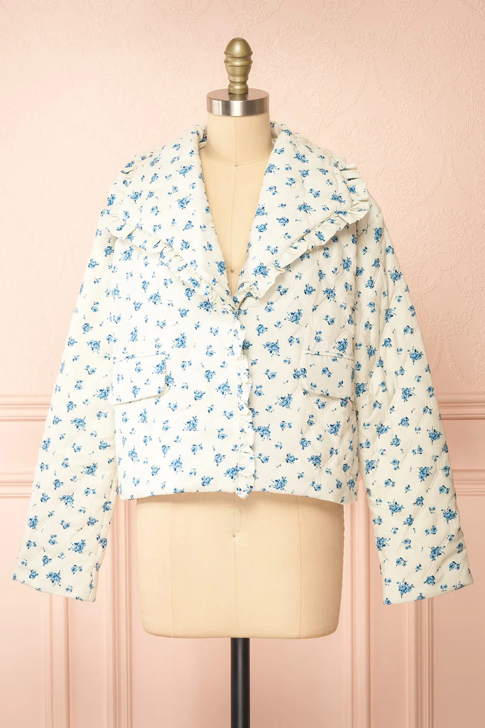 Shivani | Quilted Floral Jacket