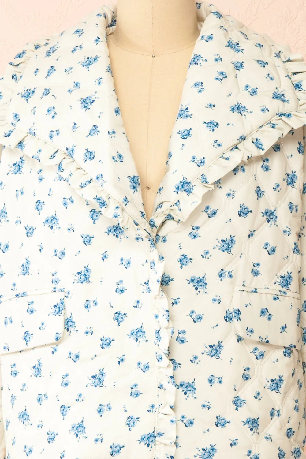Shivani | Quilted Floral Jacket