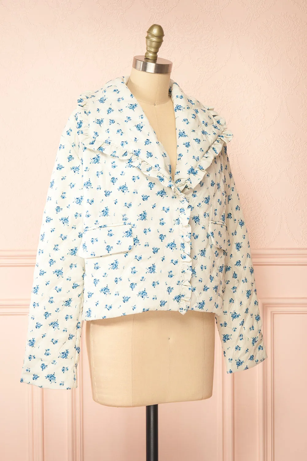 Shivani | Quilted Floral Jacket