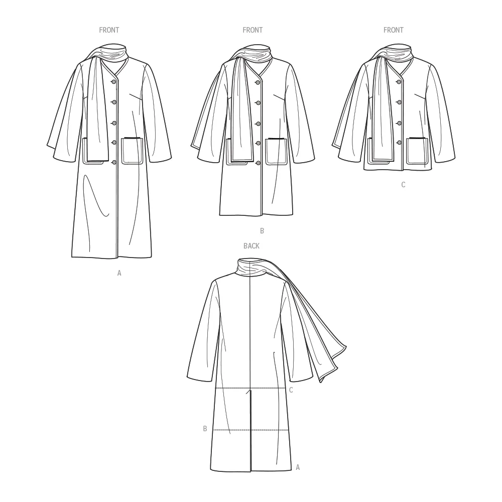 Simplicity Pattern SS9686 Plus Size Jacket/Coat
