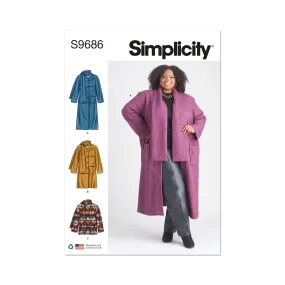 Simplicity Pattern SS9686 Plus Size Jacket/Coat