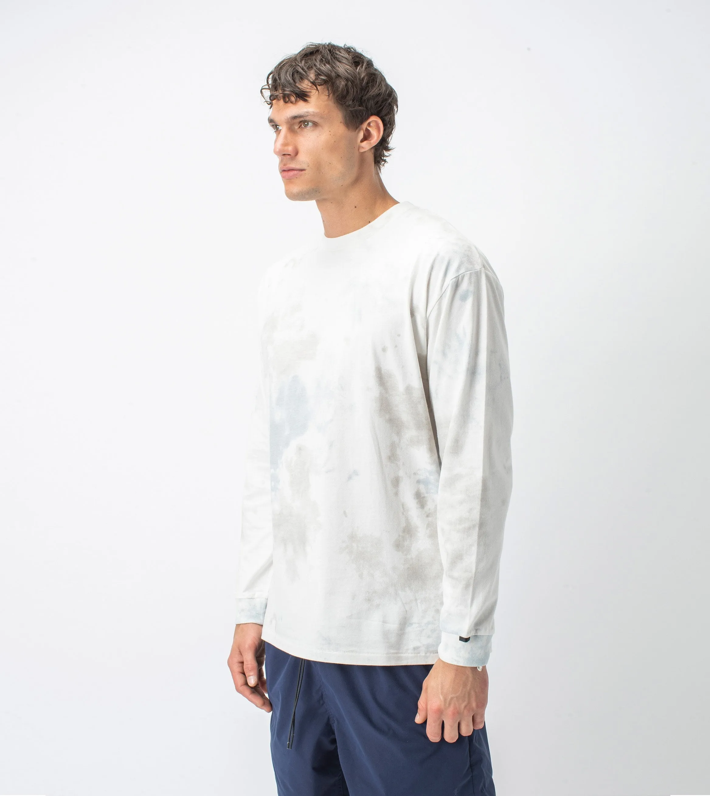 Slub Box LS Tee Milk/Cement
