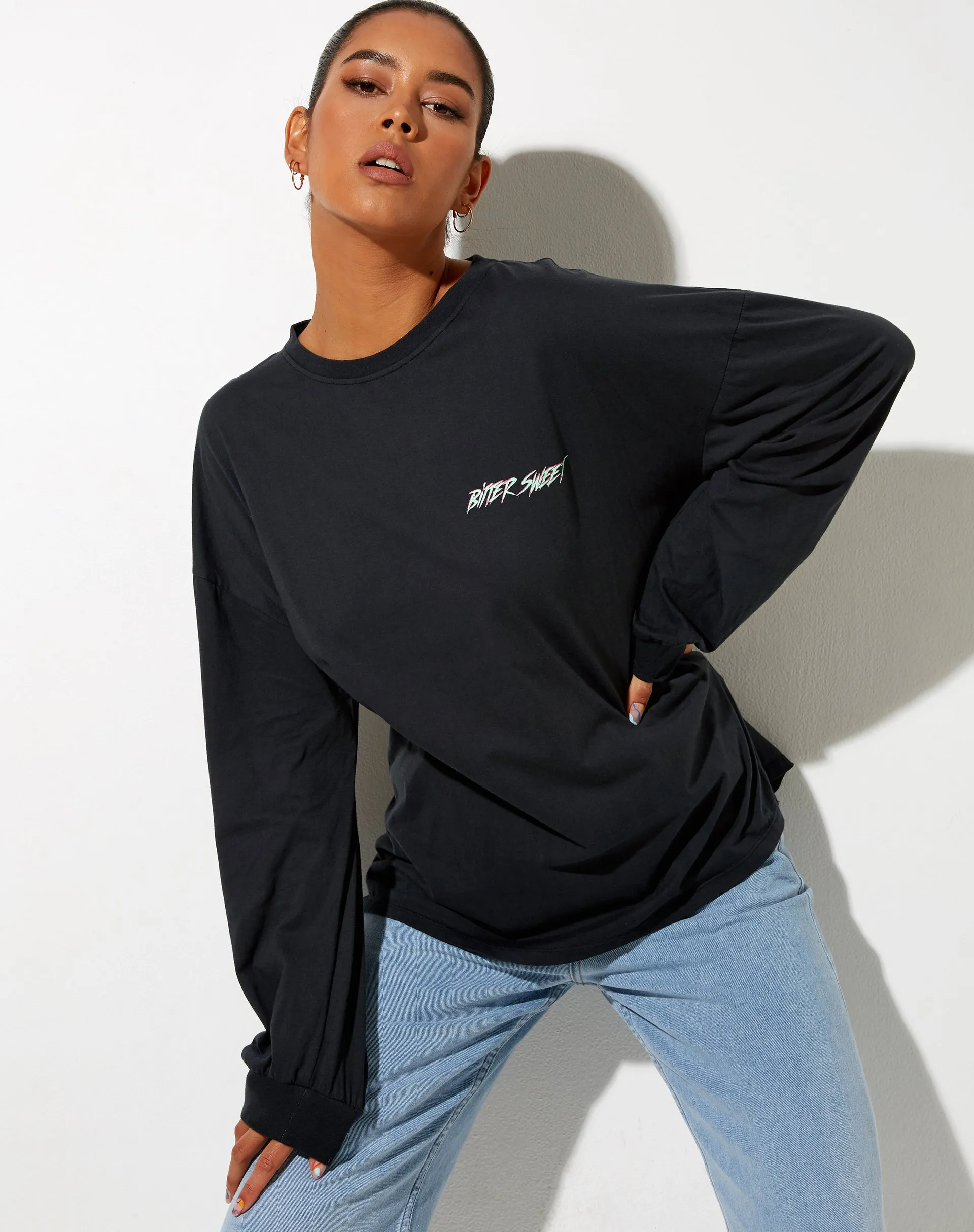 Soph Tee in Vintage Black Bittersweet