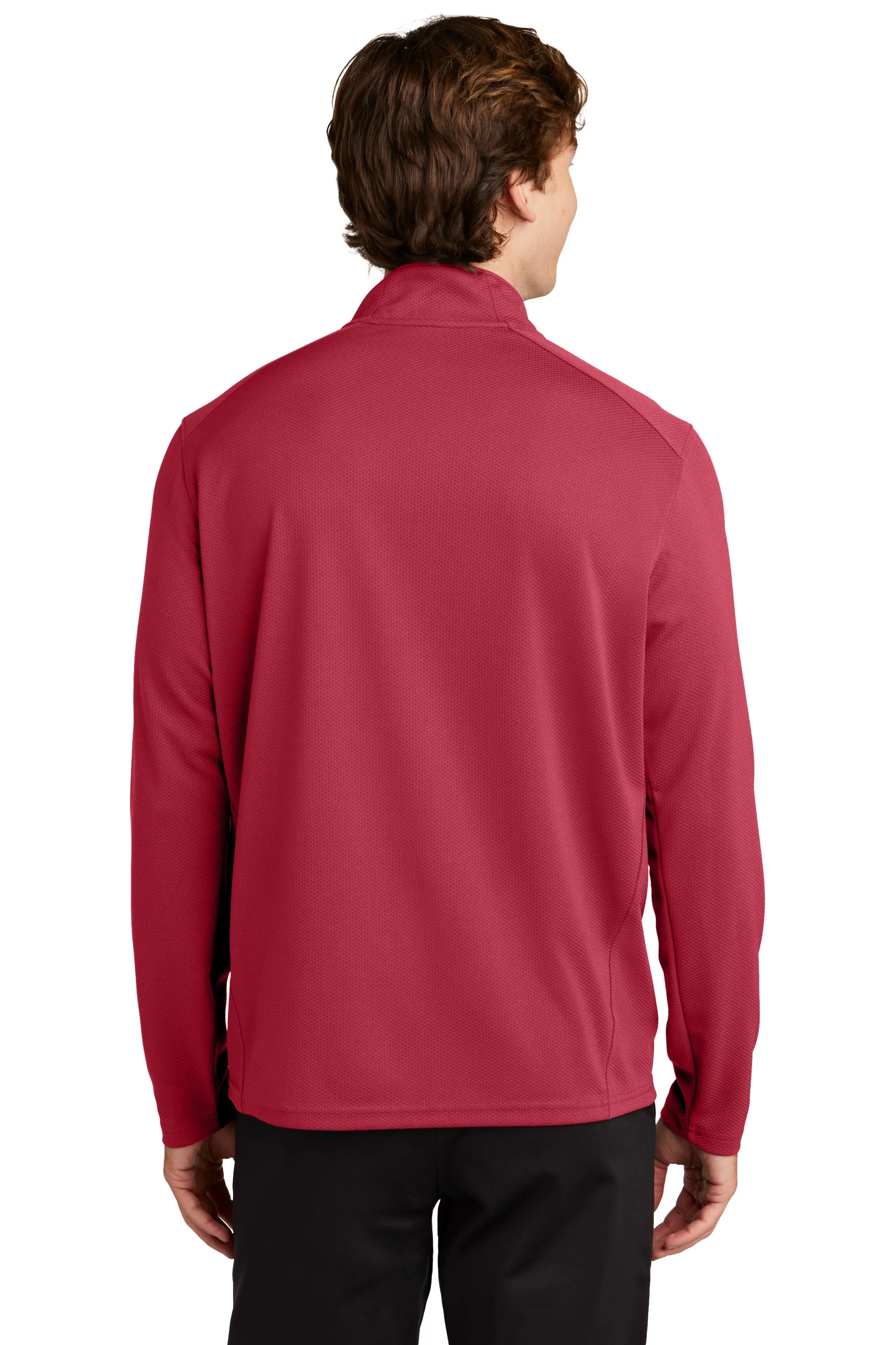 Sport-Tek® Sport-Wick® Textured 1/4-Zip Pullover.  ST860