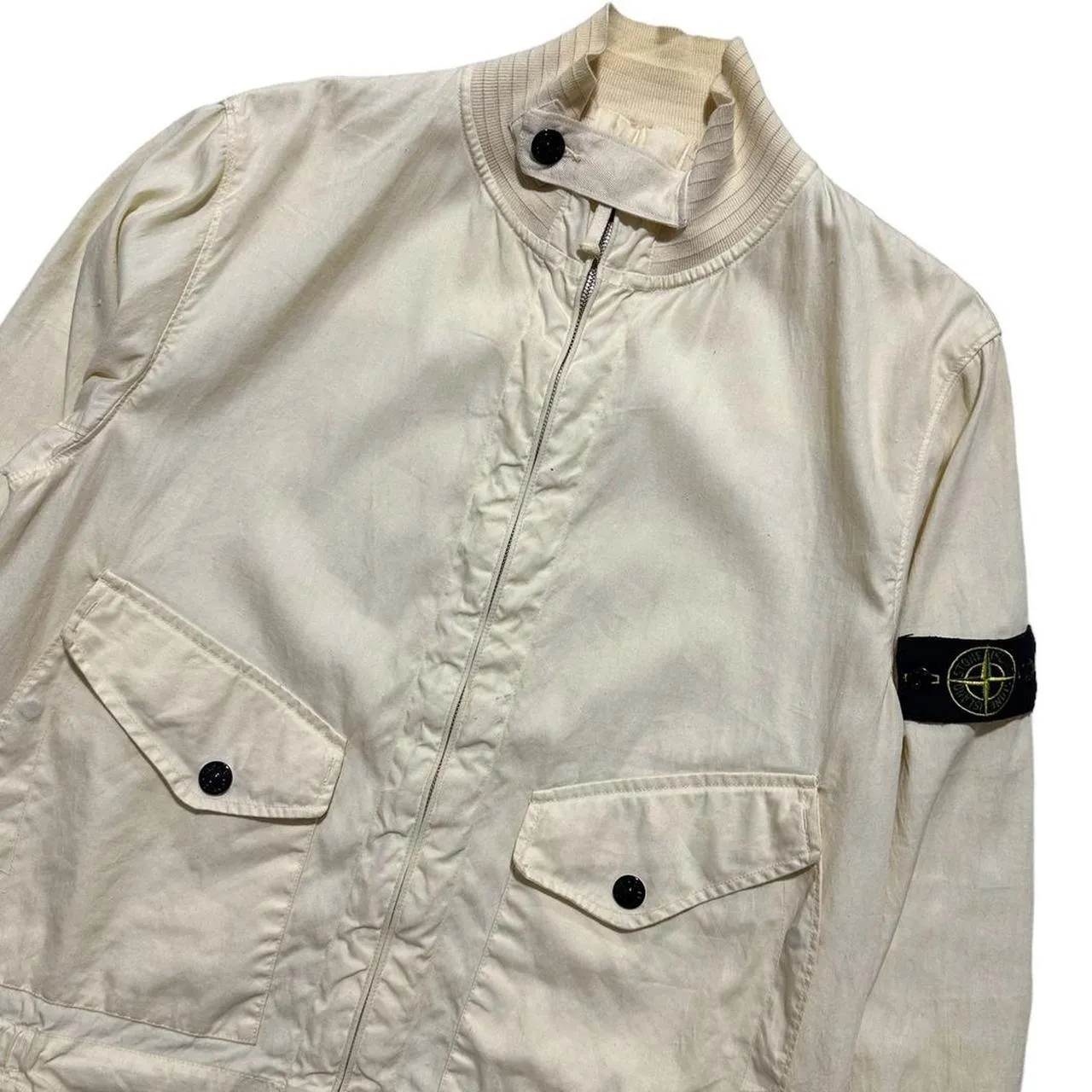 Stone Island Double Pocket Light Yellow Jacket
