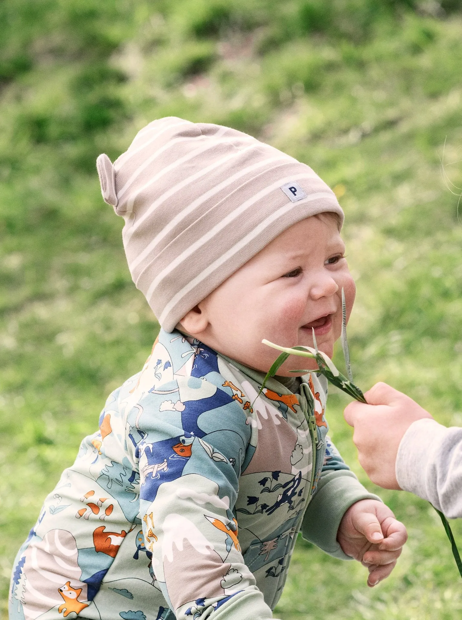Striped Baby Beanie Hat