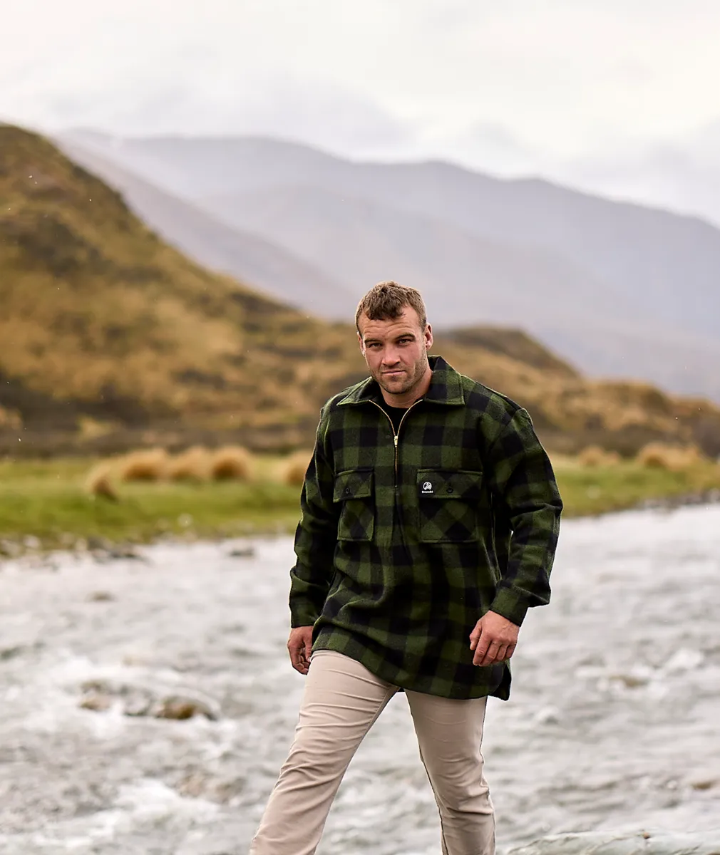 Swanndri Ranger Shirt - Olive/Black Check