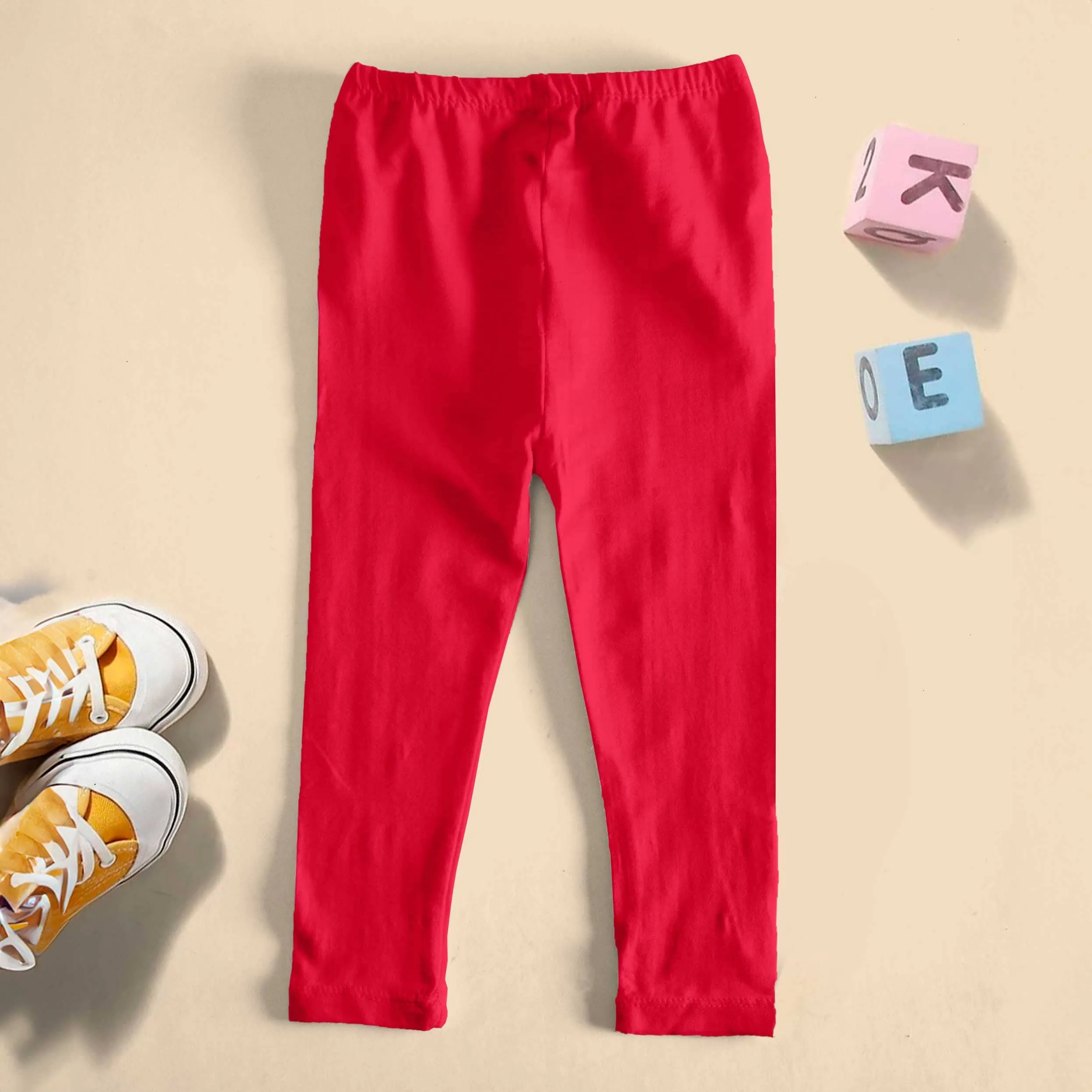 T2 Kid's Solid Design Capri Tights